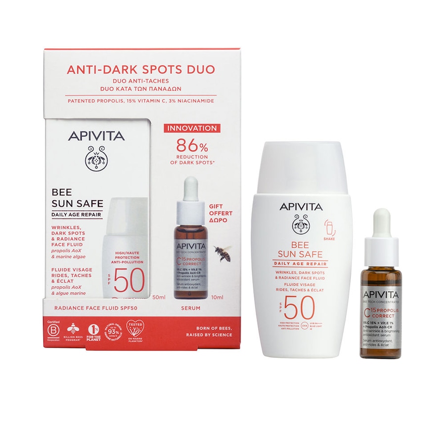 Apivita BEE SUN SAFE TÄGLICHE ANTI-AGING-REPARATUR LSF 50 Etuis
