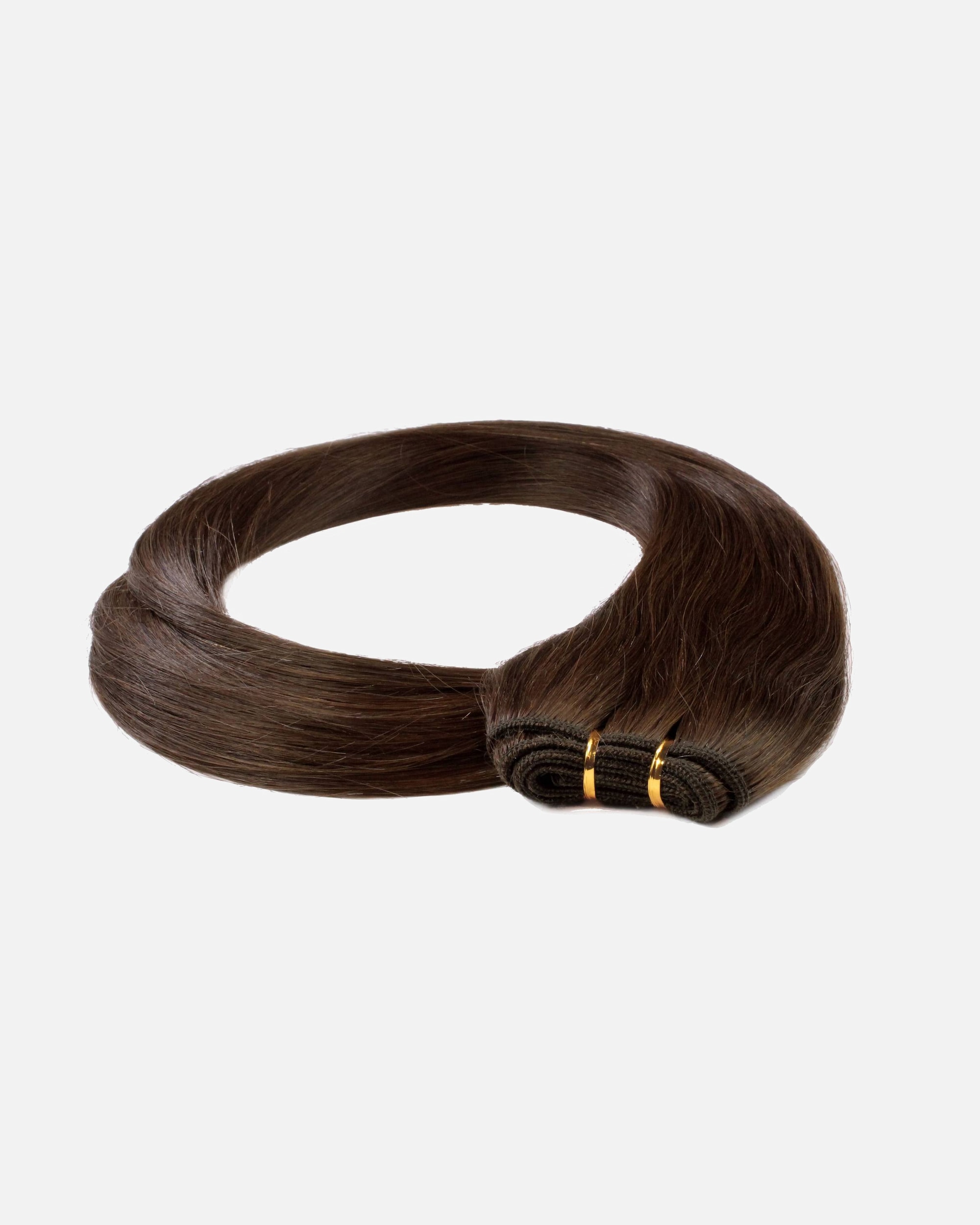 für Unisex Tresse Extensions Echthaar #6/3 Dunkelblond Gold 100g 60cm