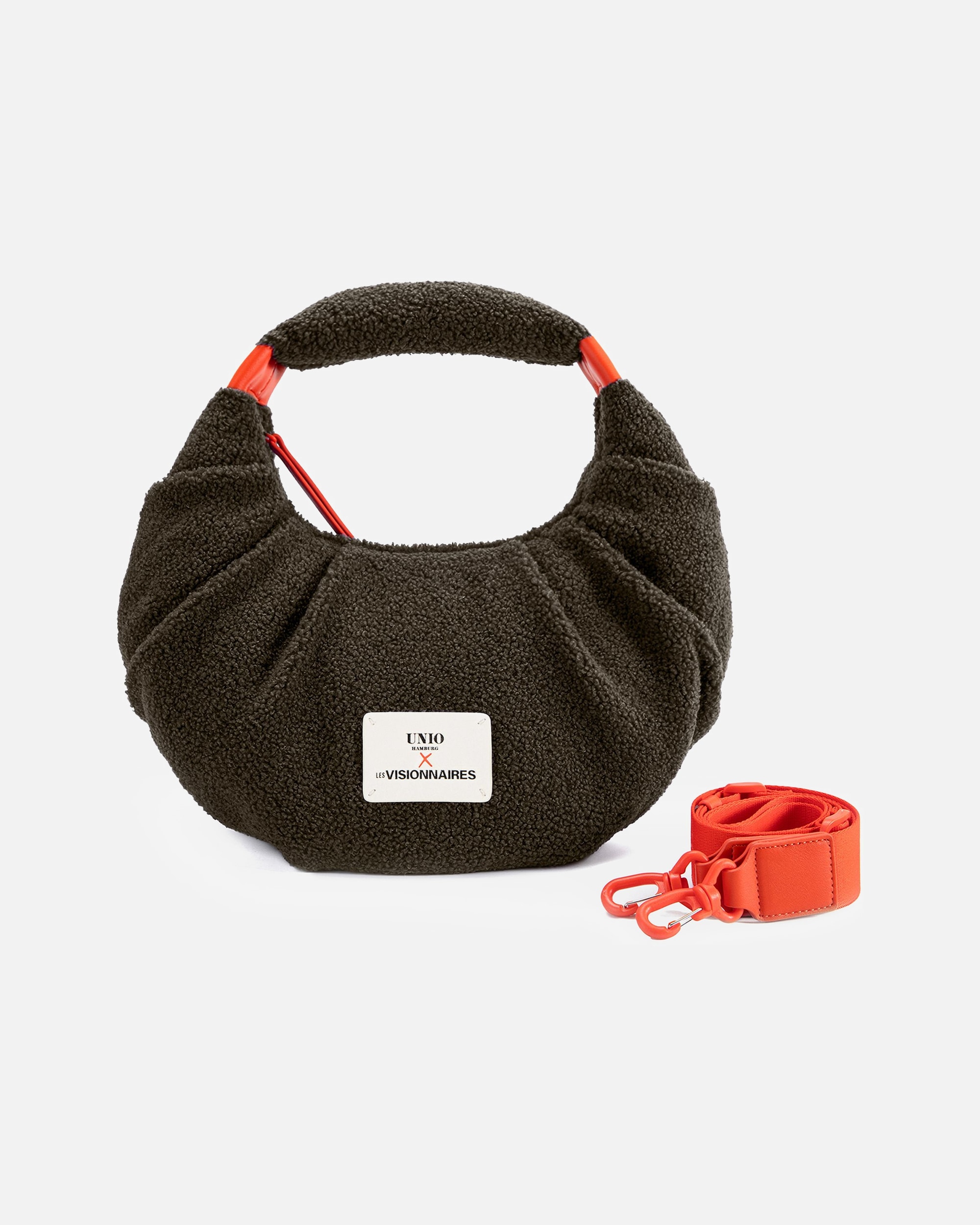 Tasche für Weiblich LES VISIONNAIRES Default Brand Line Unio Kitzbuehel Henkeltasche khaki