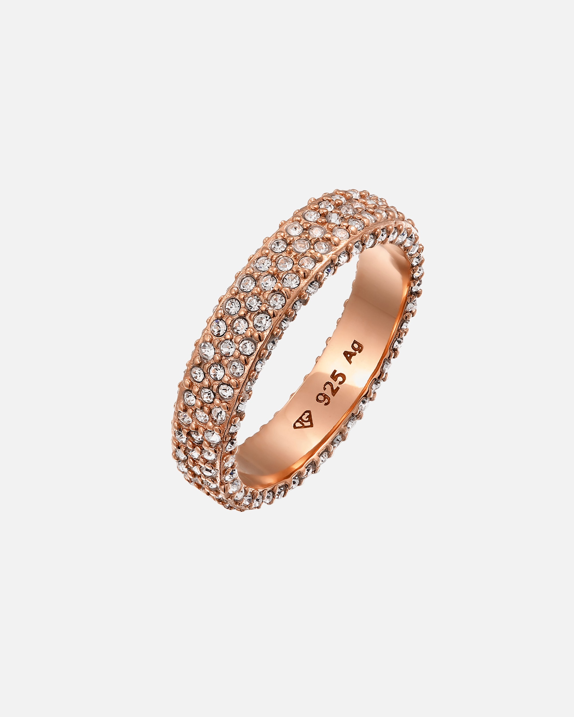 Ring für Weiblich Elli Bandring 925 Sterling Silber, mit Kristallen von Swarovski® 54