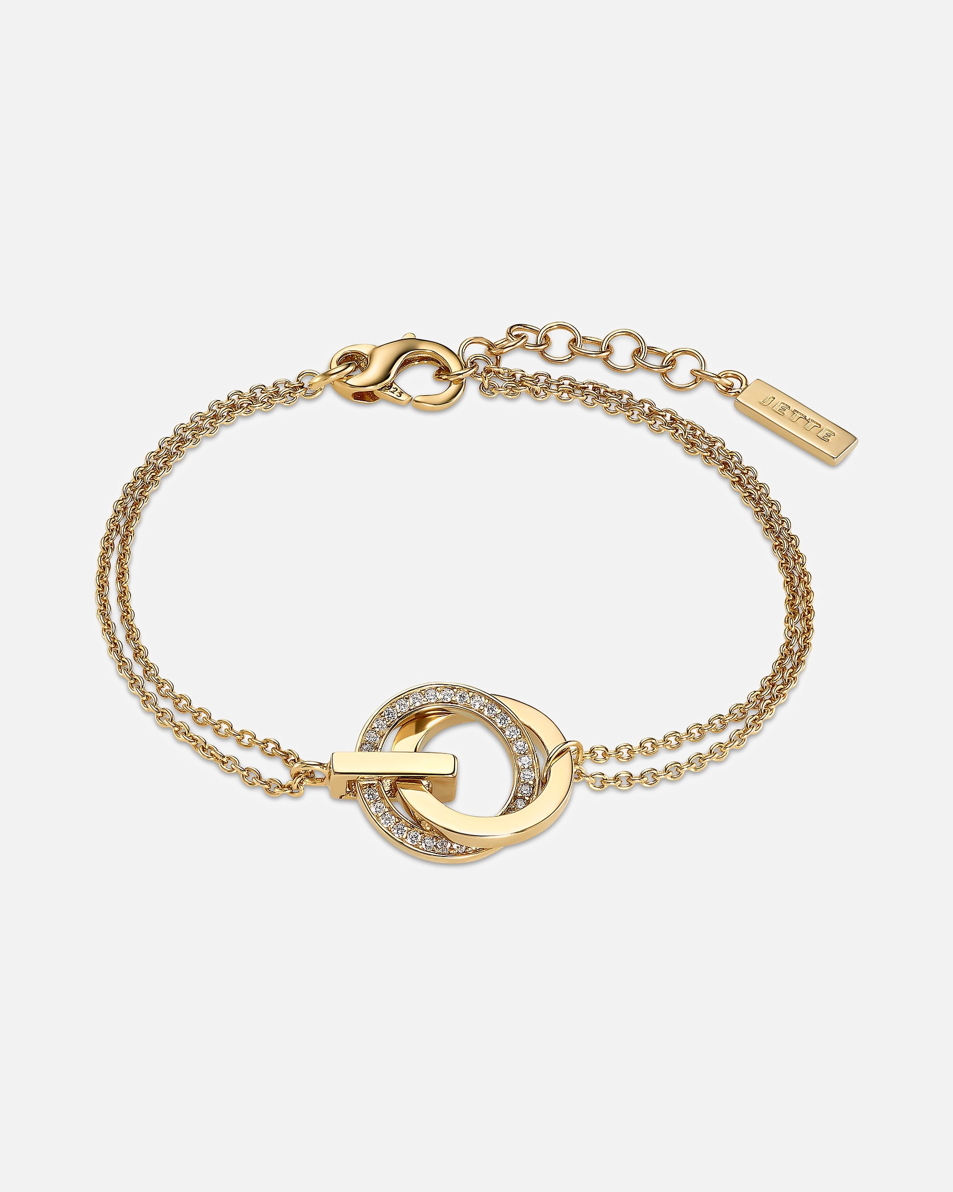 Armband für Weiblich Jette Armband 925er Silber gelbgold