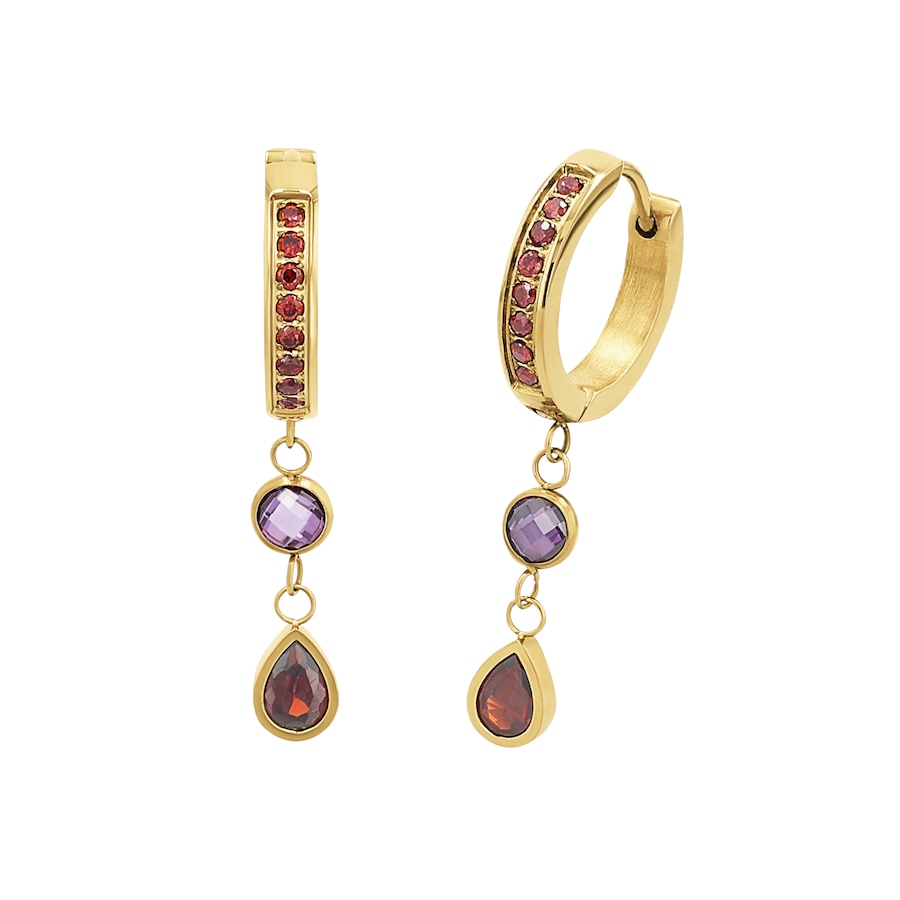 amor Creolen Rot Damen