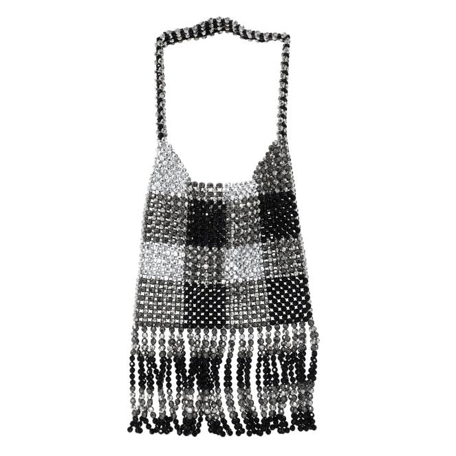 FELIPA Handtasche Schwarz Melange Damen