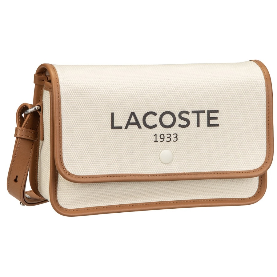 Lacoste Umhängetasche Heritage Canvas Crossover Natural Tan Nude Damen