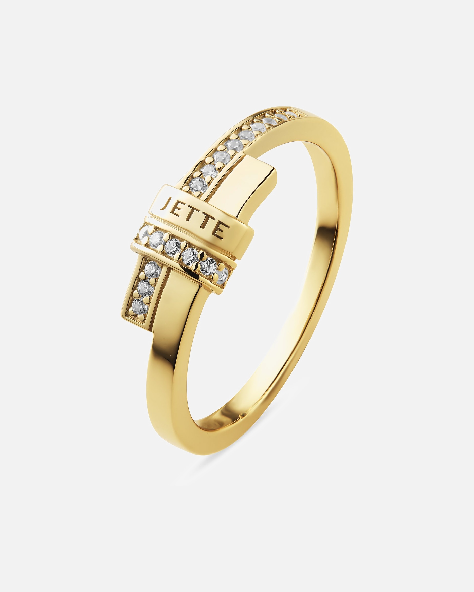 Ring für Weiblich Jette Damenring 925er Silber, recycelt 57