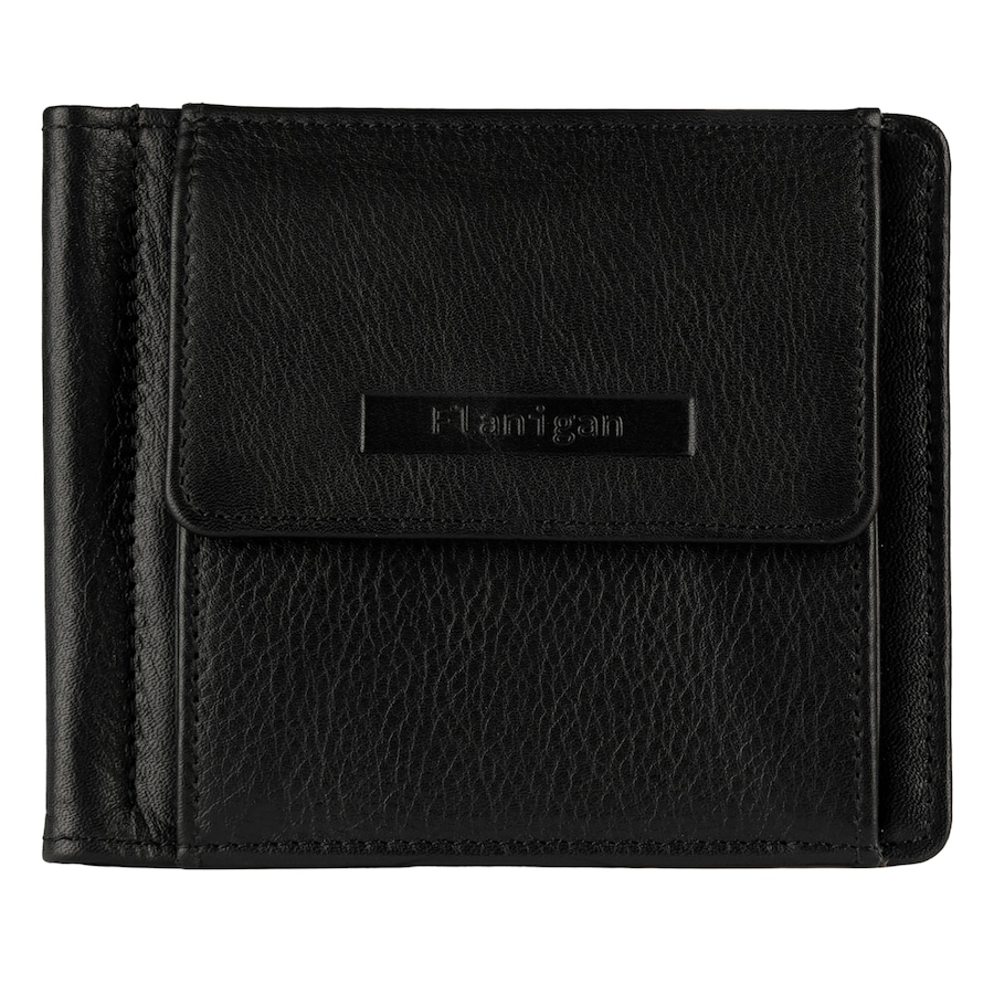Flanigan Dollar-Clip Alba 027 mit RFID-Schutz Schwarz Herren
