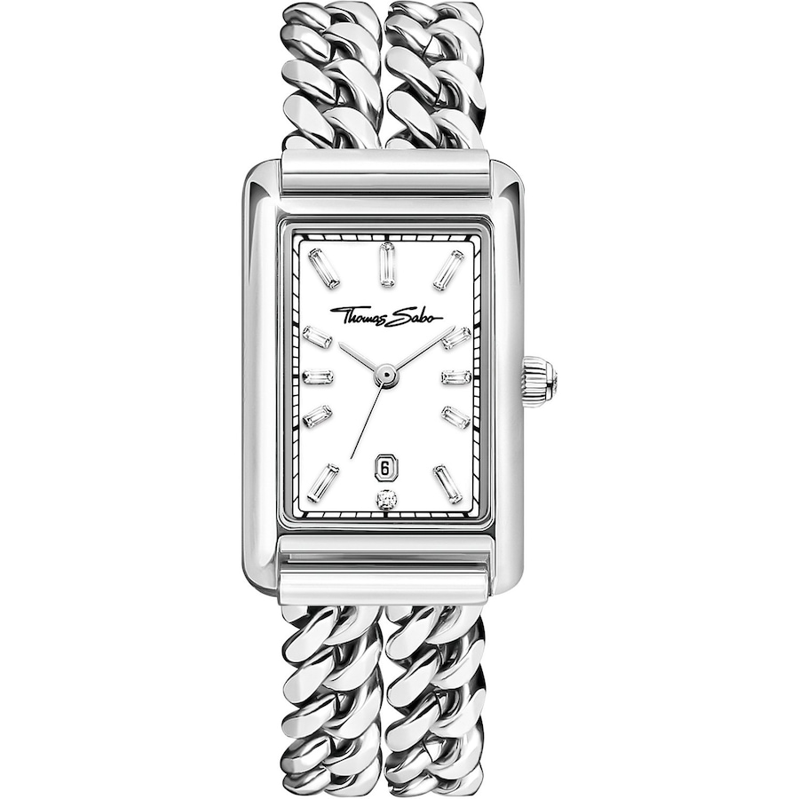 Thomas Sabo Damenuhr Edelstahl silber Damen
