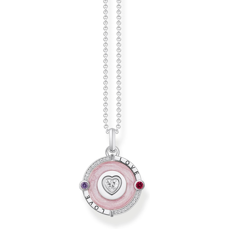 Thomas Sabo Kette 925er Silber, Emaille One Size Damen
