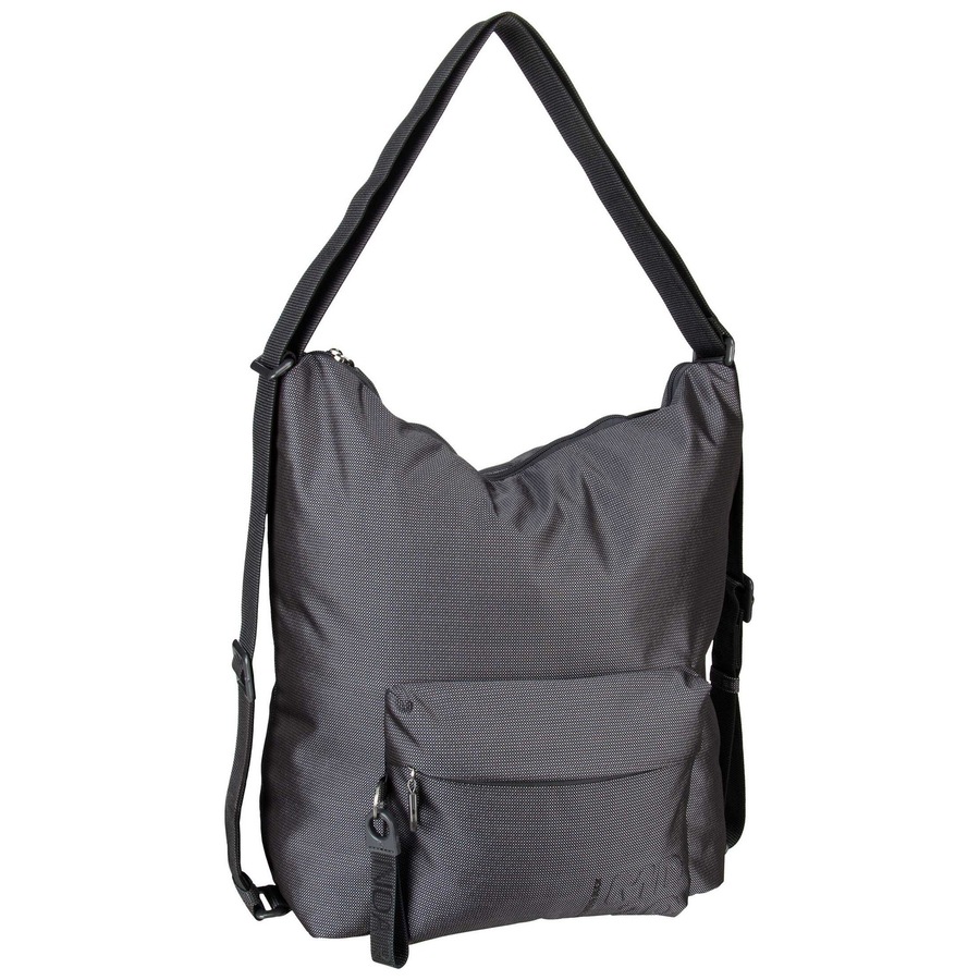 Mandarina Duck Rucksack MD20 QMT09 auch als Tasche tragbar Steel Grau Damen