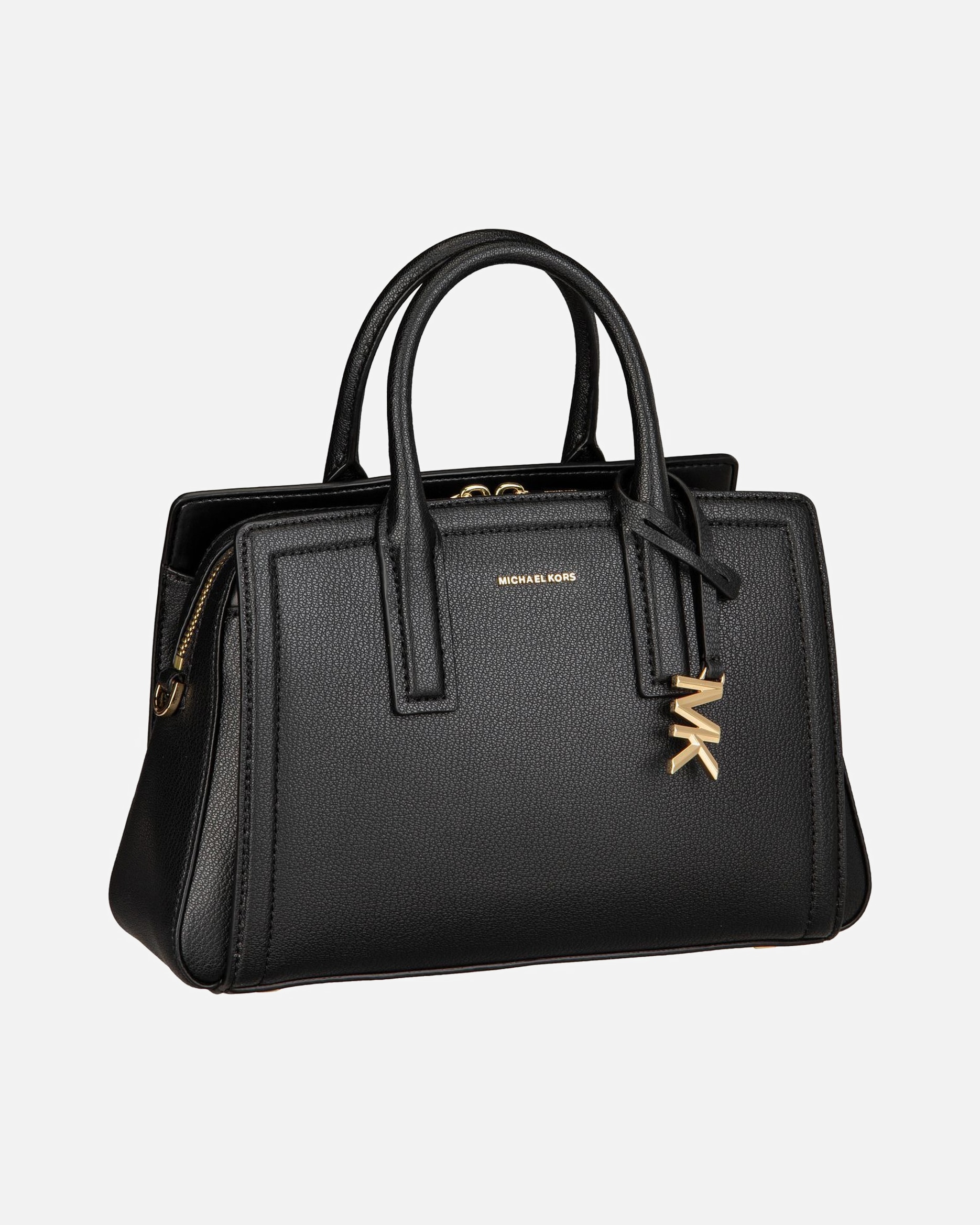 Handtasche für Weiblich Michael Kors Default Brand Line Handtasche Laila SM Satchel Solid Embossed Black