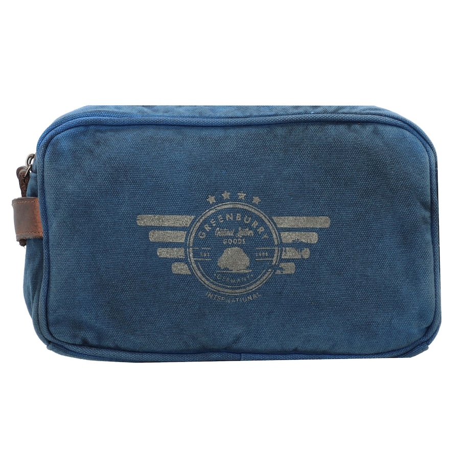 Greenburry Vintage Aviator Kulturbeutel blue Violett Herren