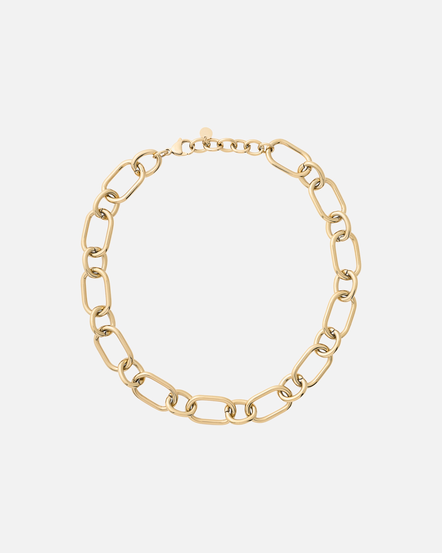 Halskette für Weiblich A&C Oslo – Nordic Design Jewellery Default Brand Line Statement-Kette 'Steel - Essentials - Necklaces' gold