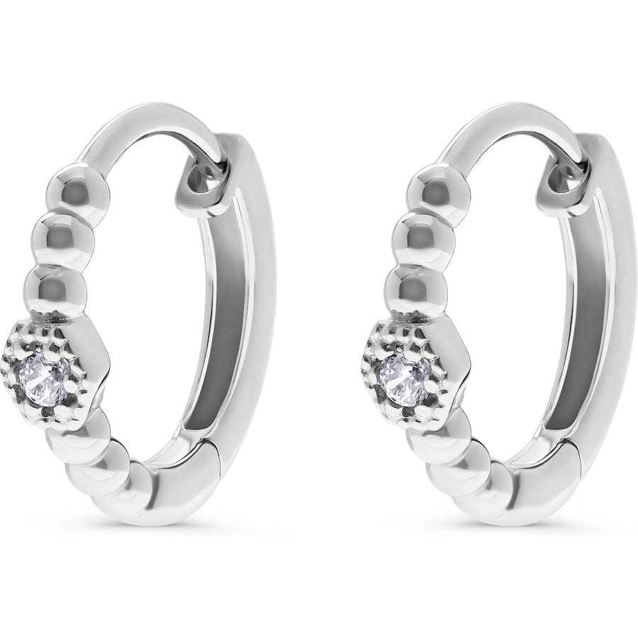 FAVS Ohrhänger 925er Silber, Farbstein One Size Damen