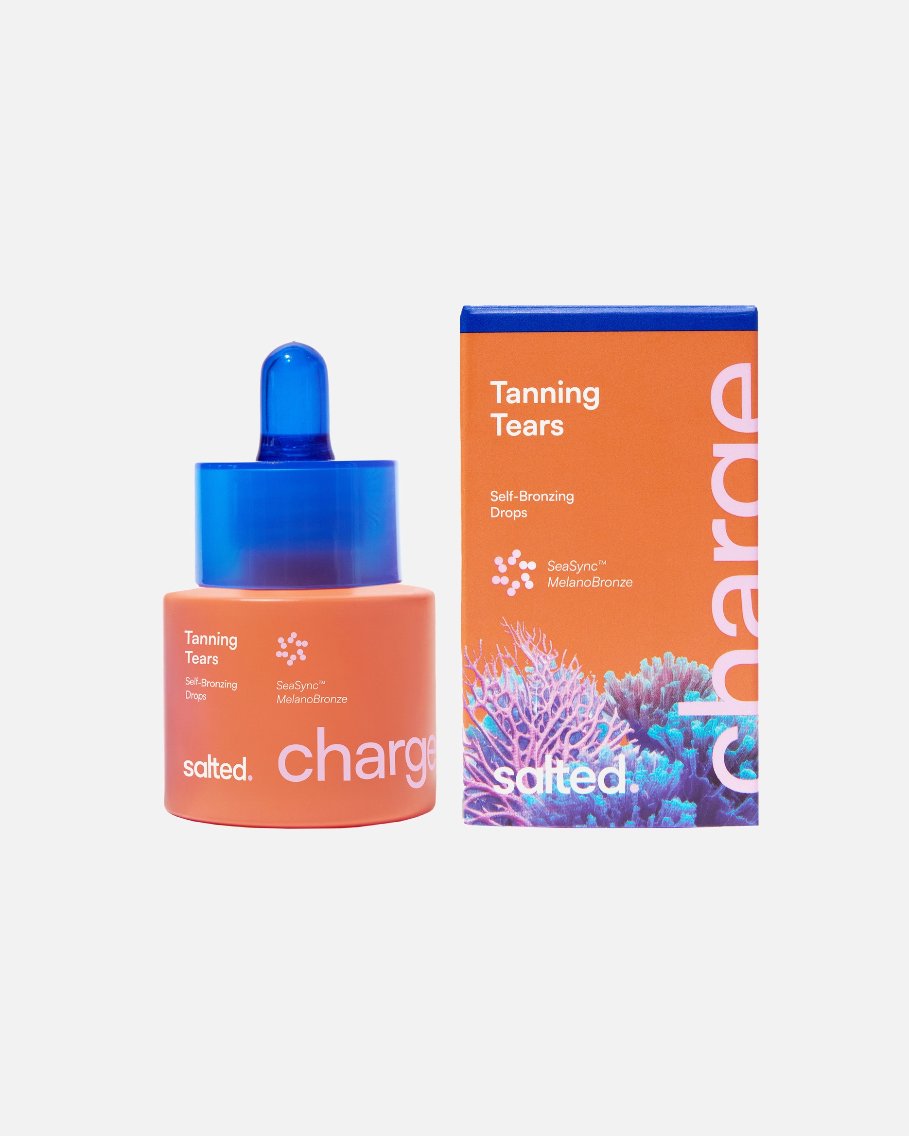 Glow Serum für Unisex Salted Gesichtsserum Tanning Tears | Self-Bronzing Drops transparent - 20 ml