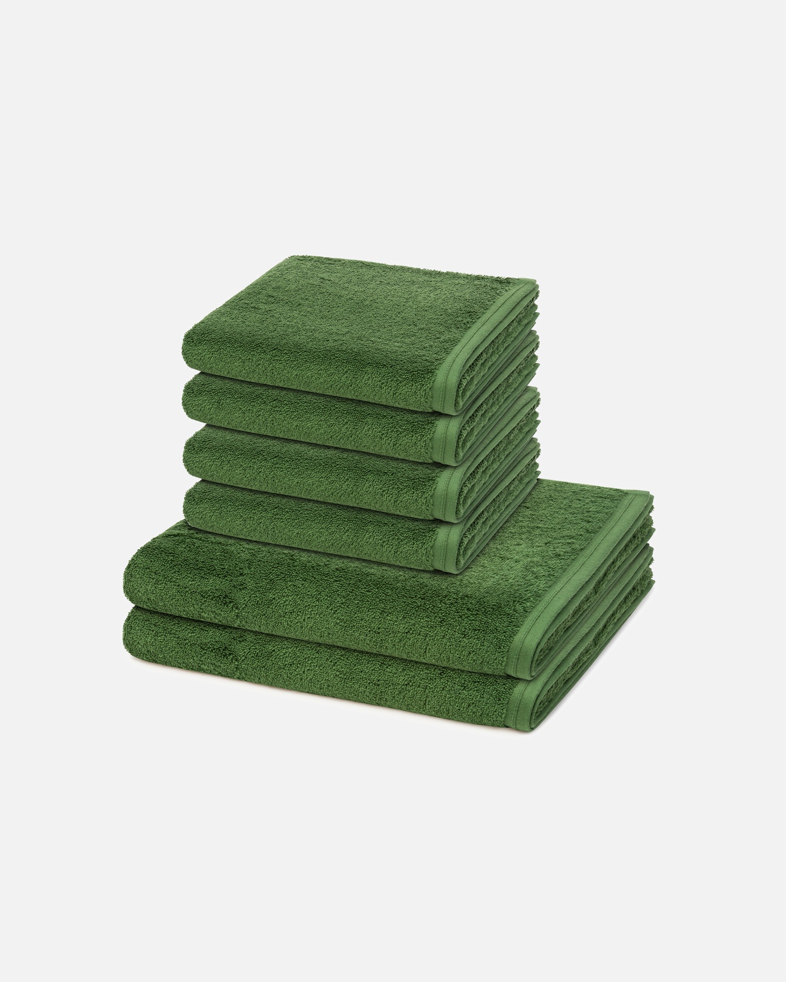 Handtuch für Unisex Vossen Vegan Life 6-teilig Handtuch-Set Clover