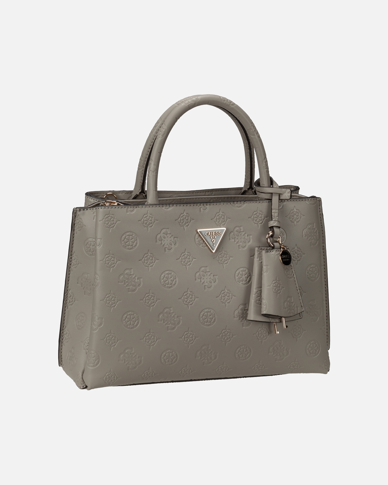 Handtasche für Weiblich Guess Handtasche Jena PG 20060 Taupe Logo