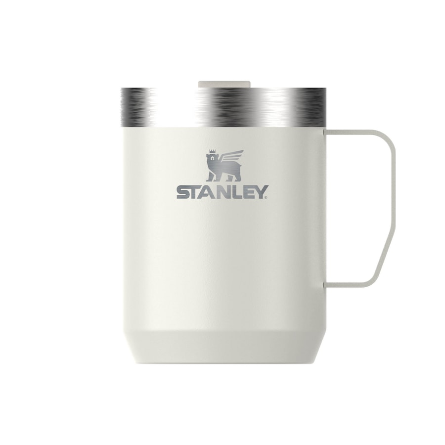 Stanley 1913 Thermobecher - 0,23L STAY-HOT CAMP MUG Cream Gloss Silber
