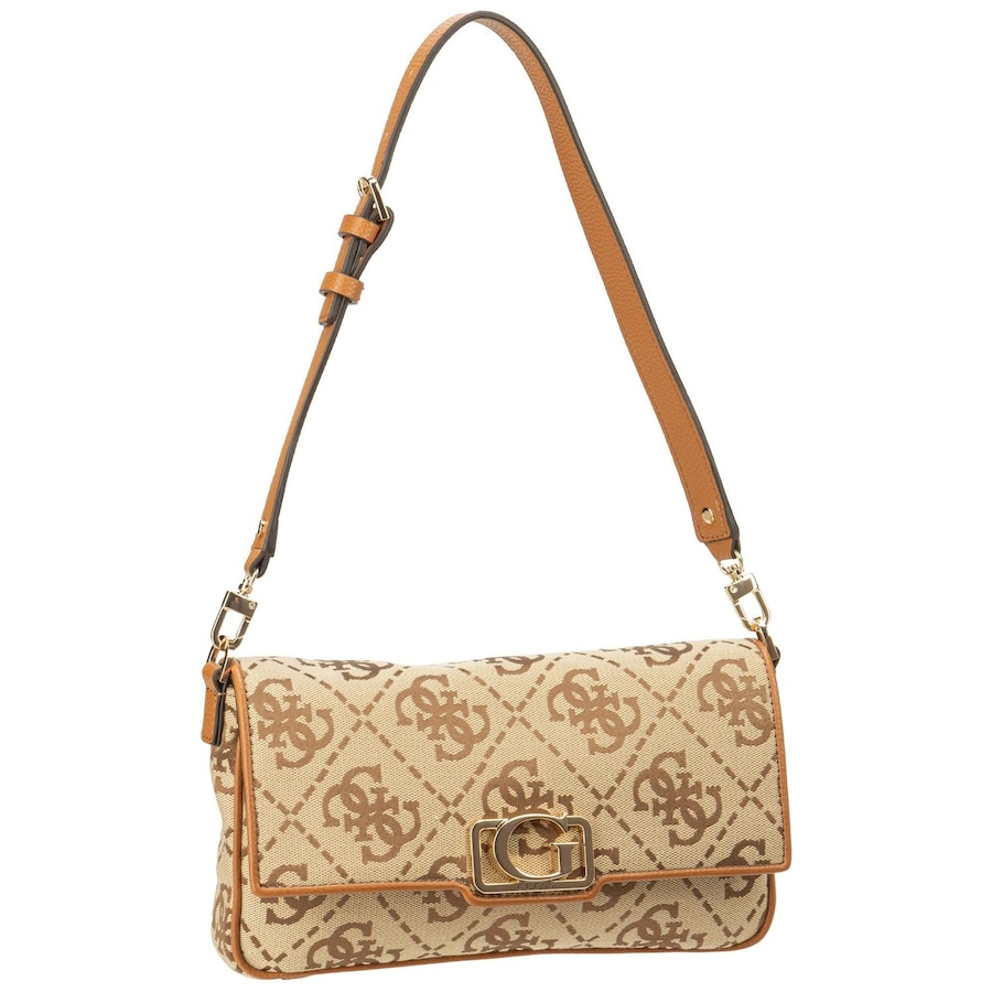 Guess Handtasche Circe Flap Shoulder Black Schwarz Damen