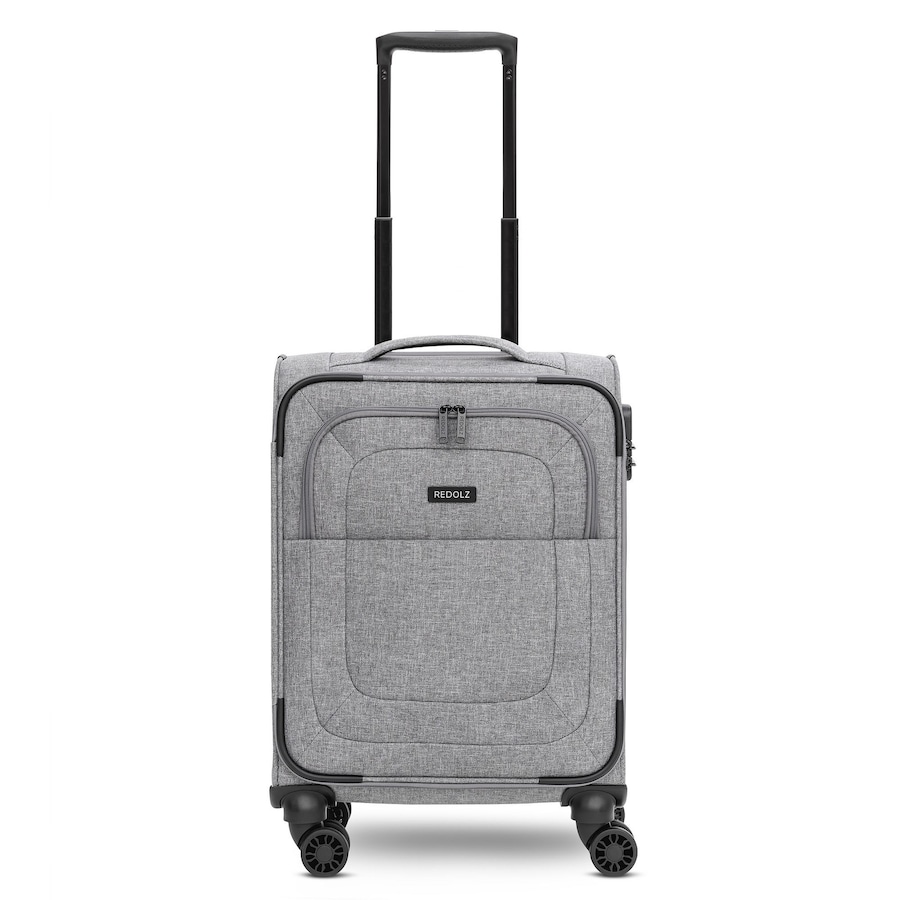 Redolz Essentials 12 CABIN 4 Rollen Kabinentrolley 55 cm grey2 Grau Herren