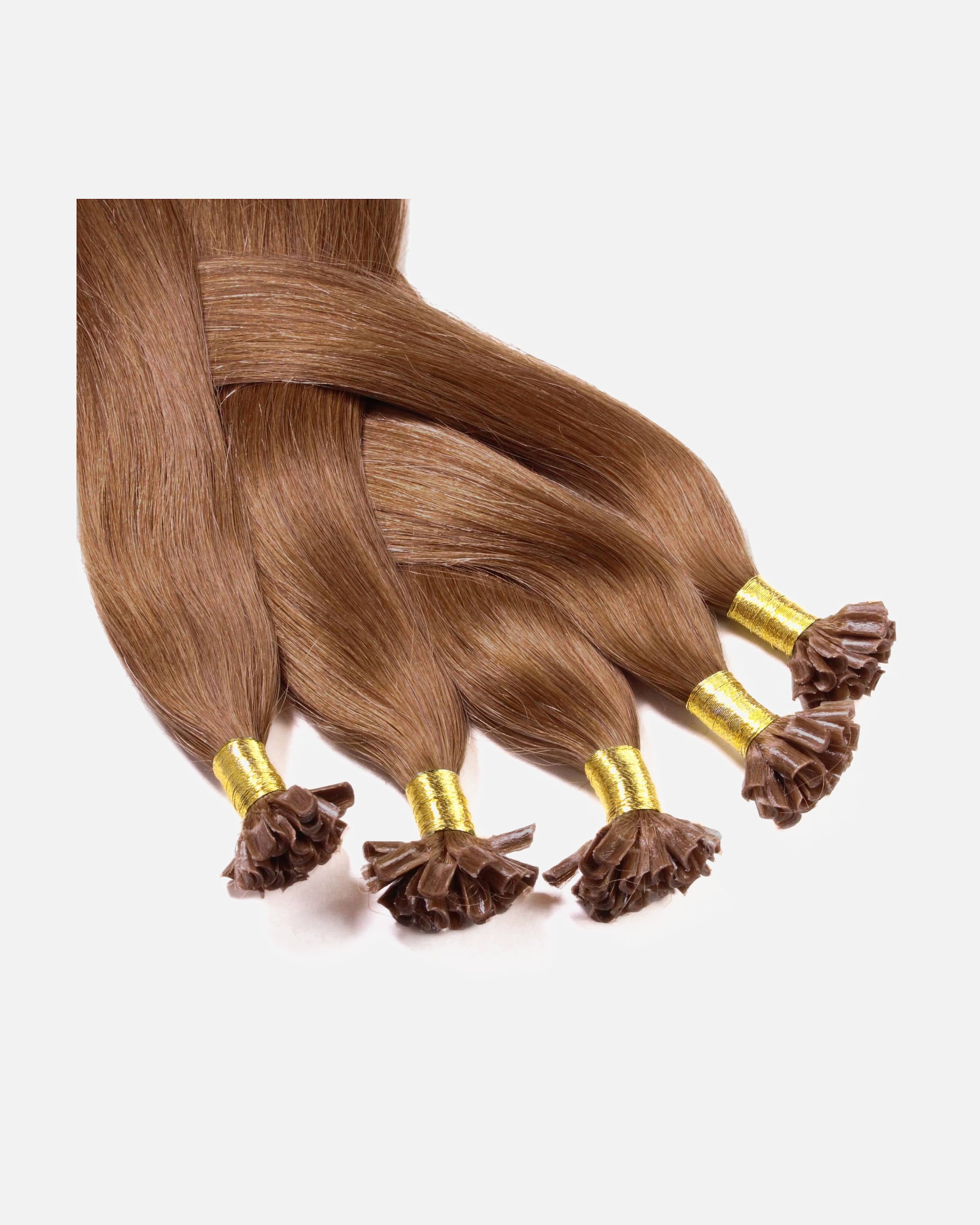 Extensions für Weiblich hair2heart Bonding Extensions Echthaar #8/03 Hellblond Natur-Gold 0,5g 40cm