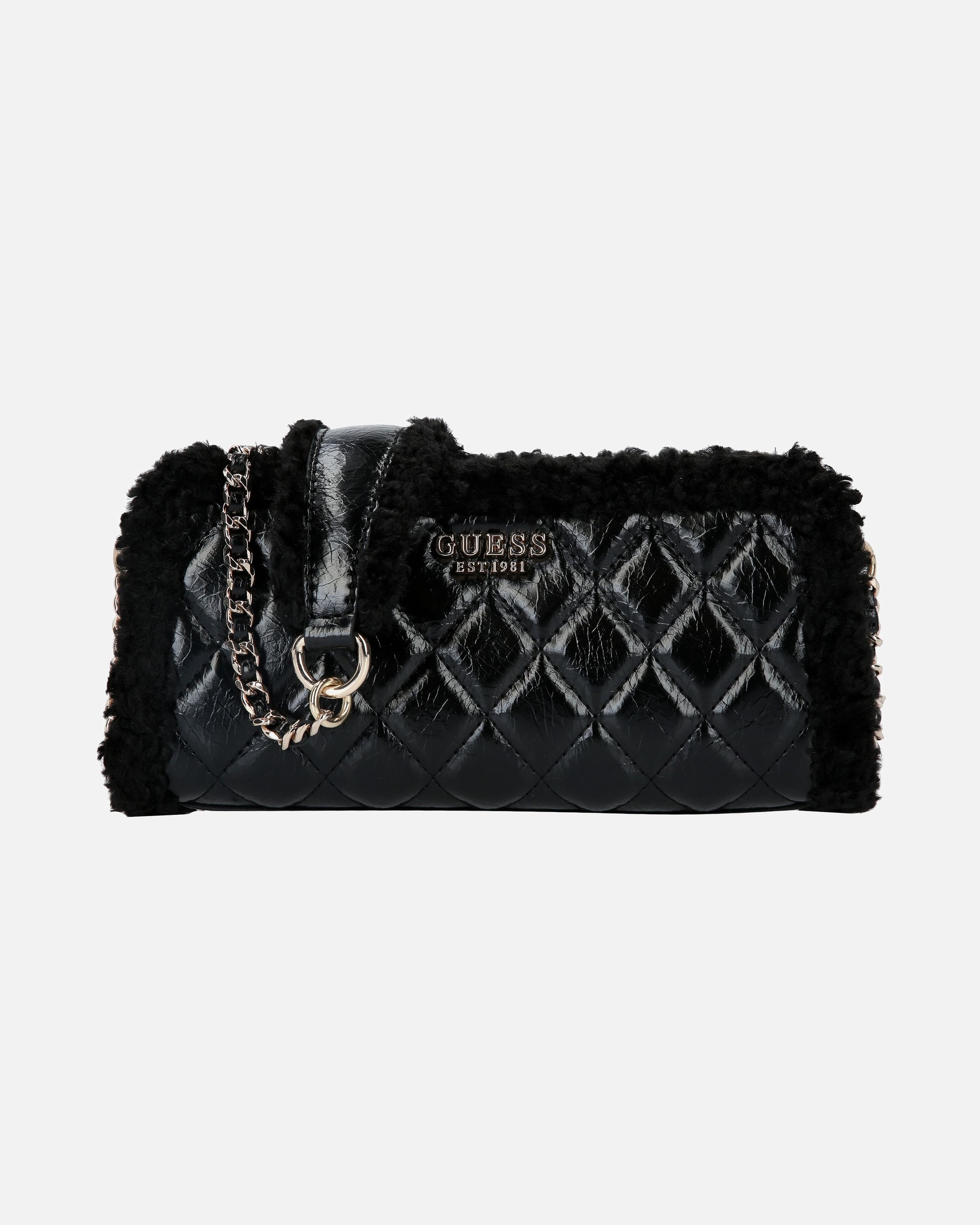 Clutch für Weiblich Guess Christi Umhängetasche black