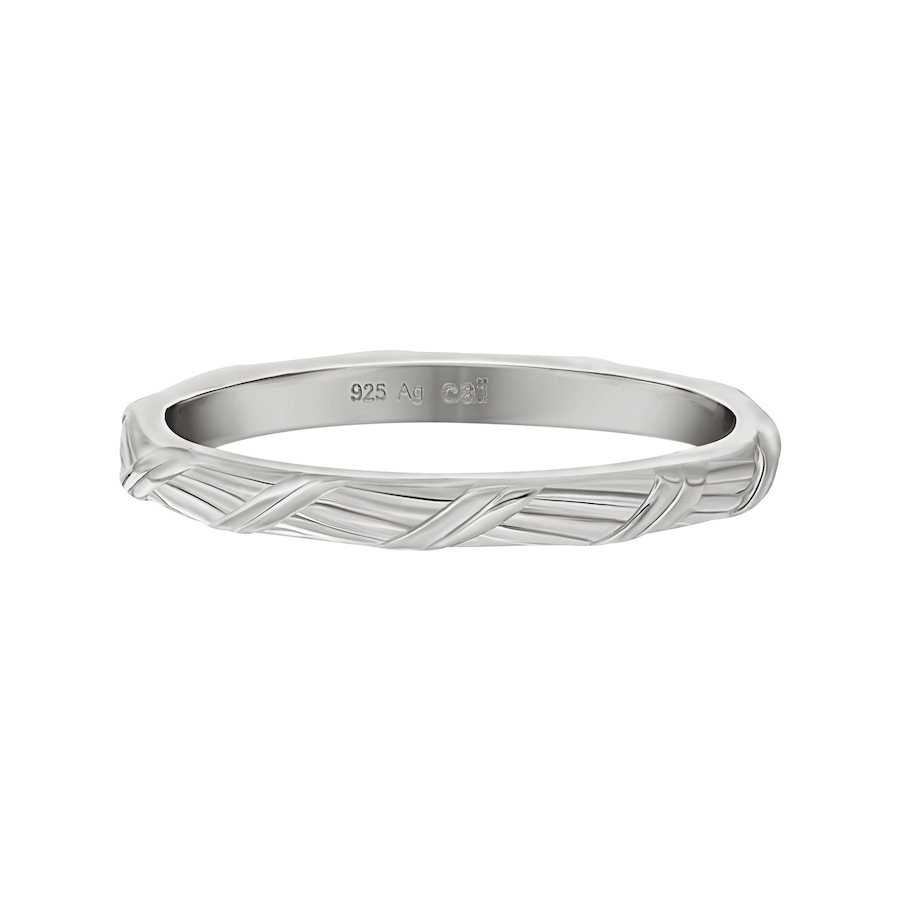 caï Ring 925/- Sterling Silber ohne Stein 054 (17,2) Damen