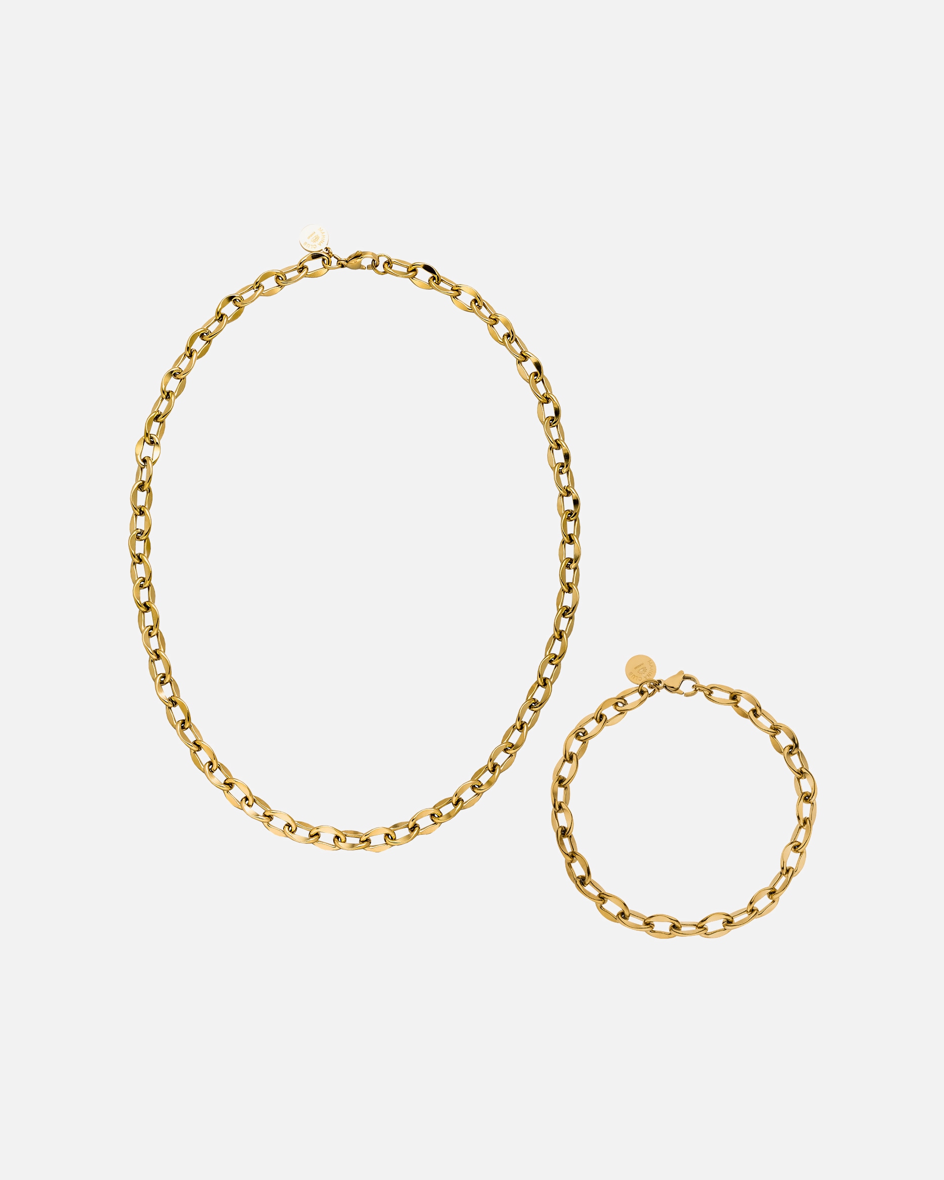 Schmuckset für Unisex Purelei Flowing Schmuckset 100% Edelstahl Gold