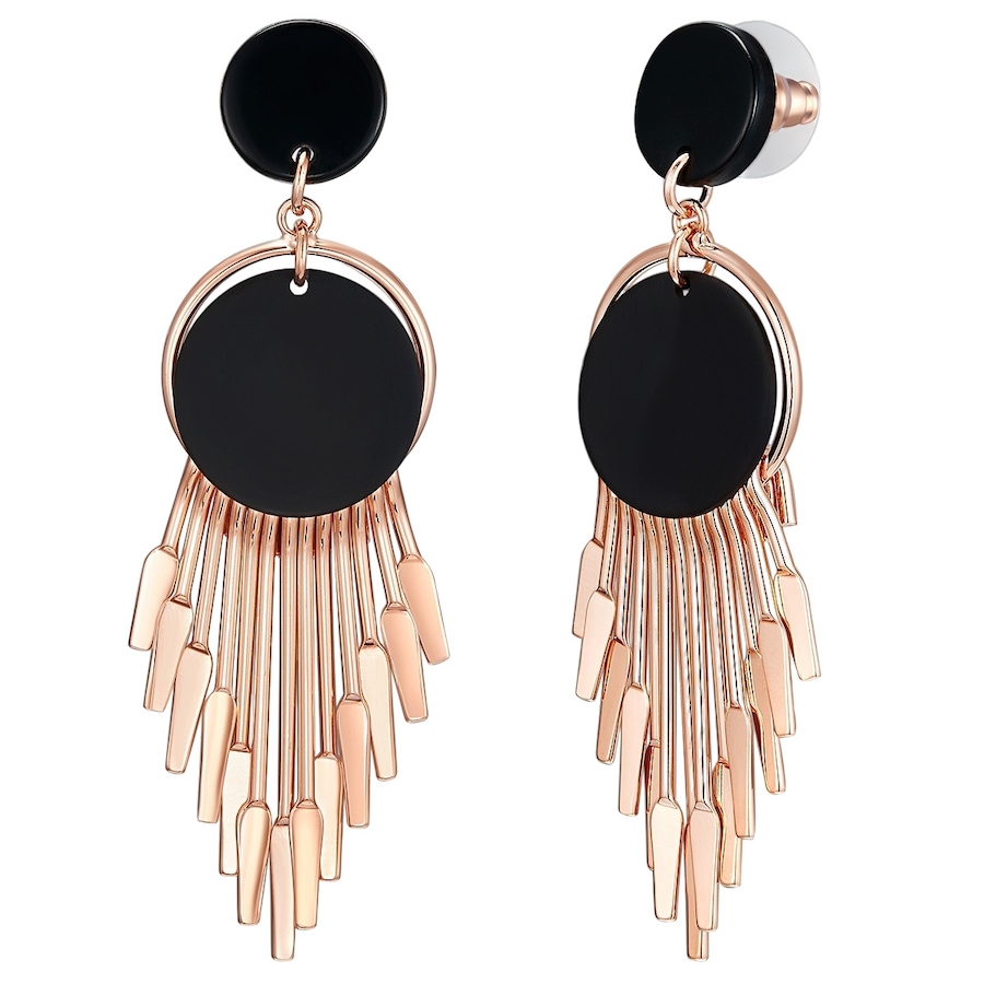 Lulu & Jane Ohrhänger aus Metall-Legierung in Roségold 40,2 mm Damen
