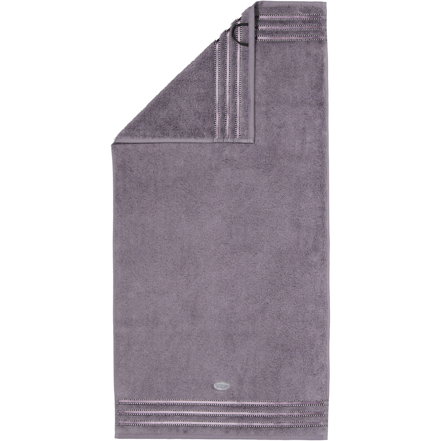 Vossen Handtücher Cult de Luxe graphit - 7660 Handtuch 50x100 cm Schwarz