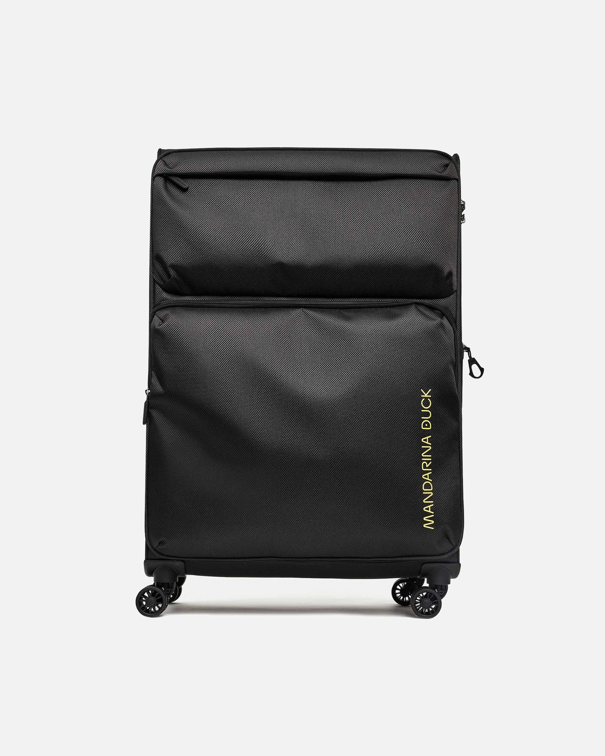 Koffer für Männlich Mandarina Duck Zephyr 4 Rollen Trolley XL 83 cm mit Dehnfalte black