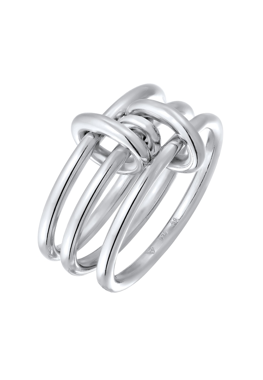 Elli Ring Stapellook 925 Sterling Silber 52 Damen