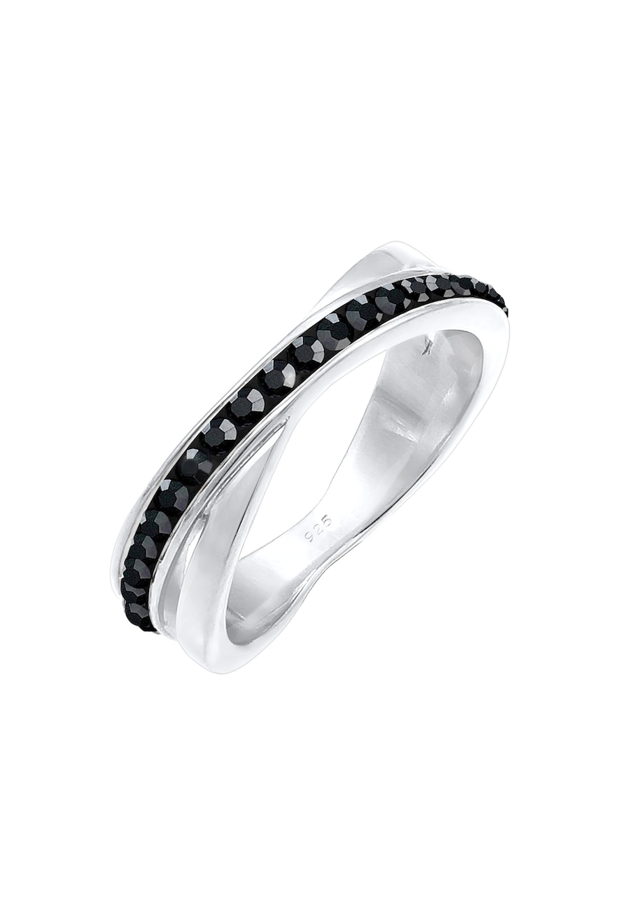 Elli Wickelring Edel 925 Silber, mit Kristallen von Swarovski 52 Damen