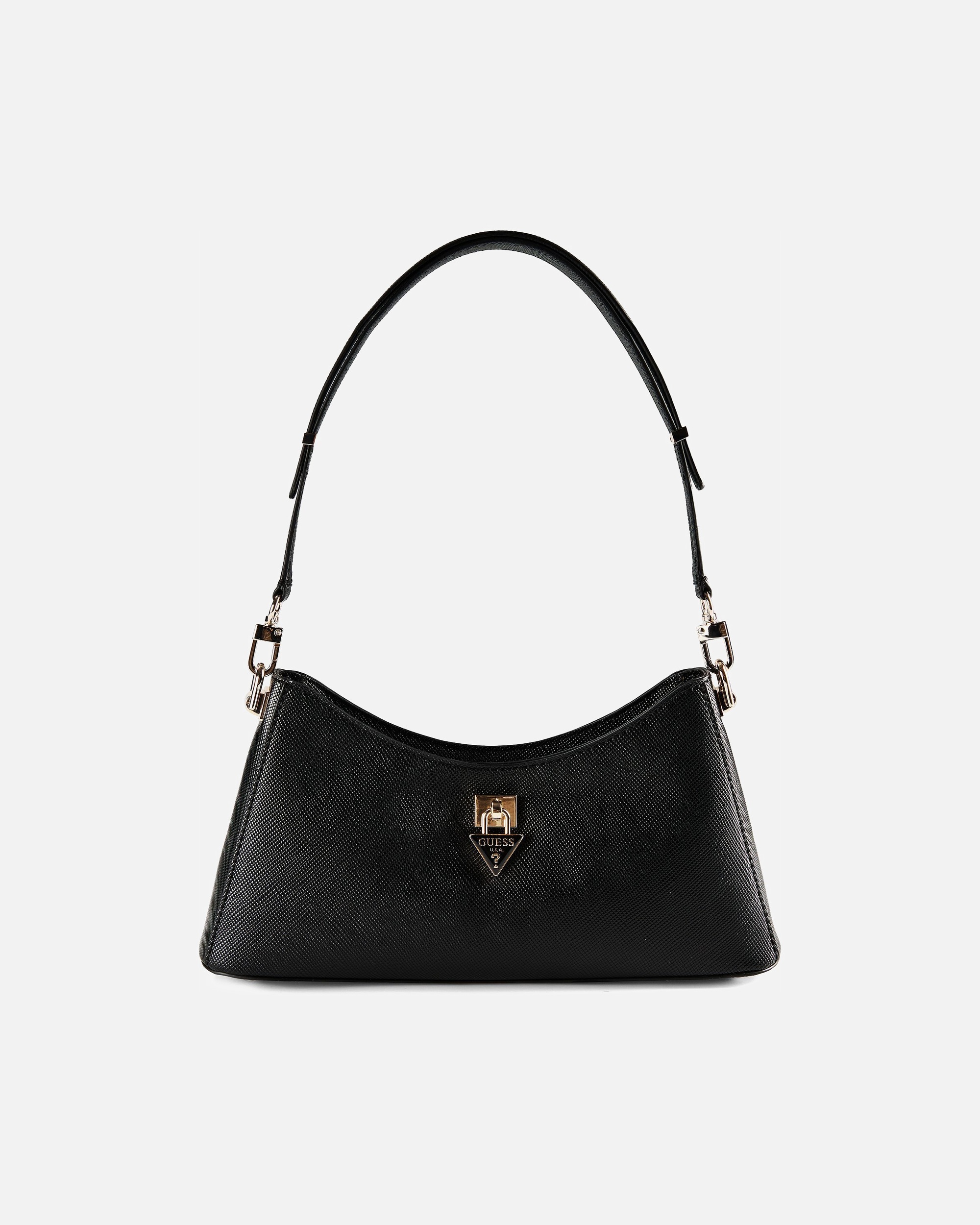 Clutch für Weiblich Guess Patsie Schultertasche black