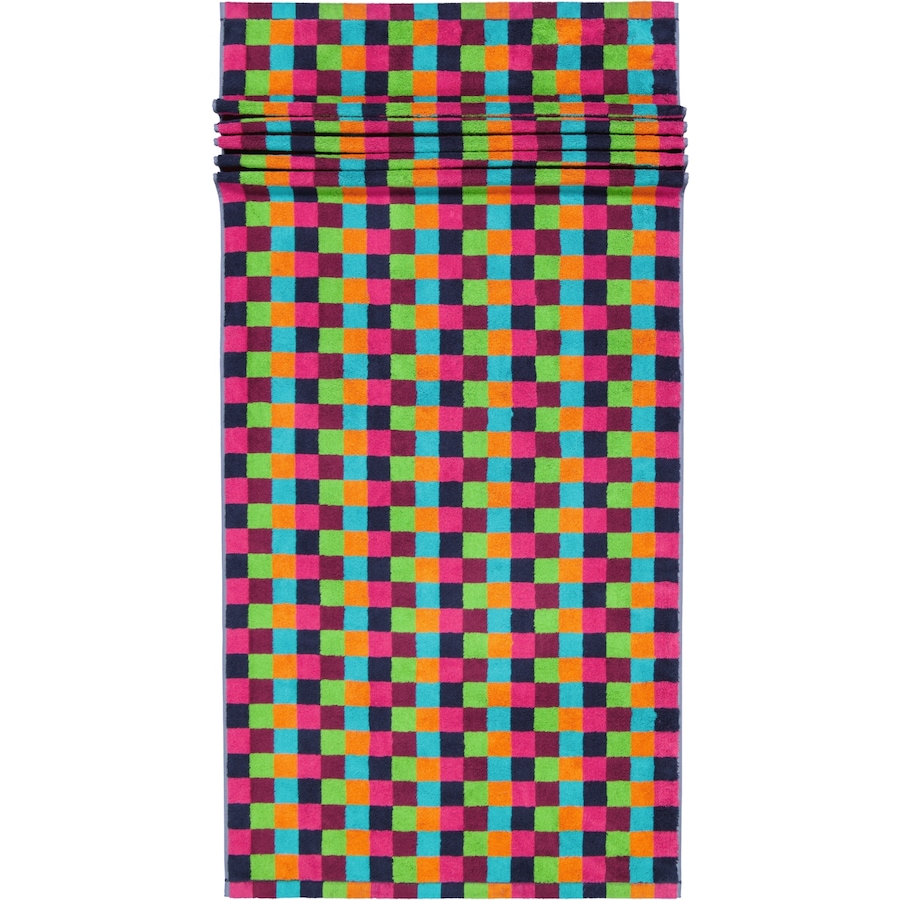 Cawö Handtücher Life Style Karo 7047 multicolor - 84 Saunatuch 70x180 cm Braun