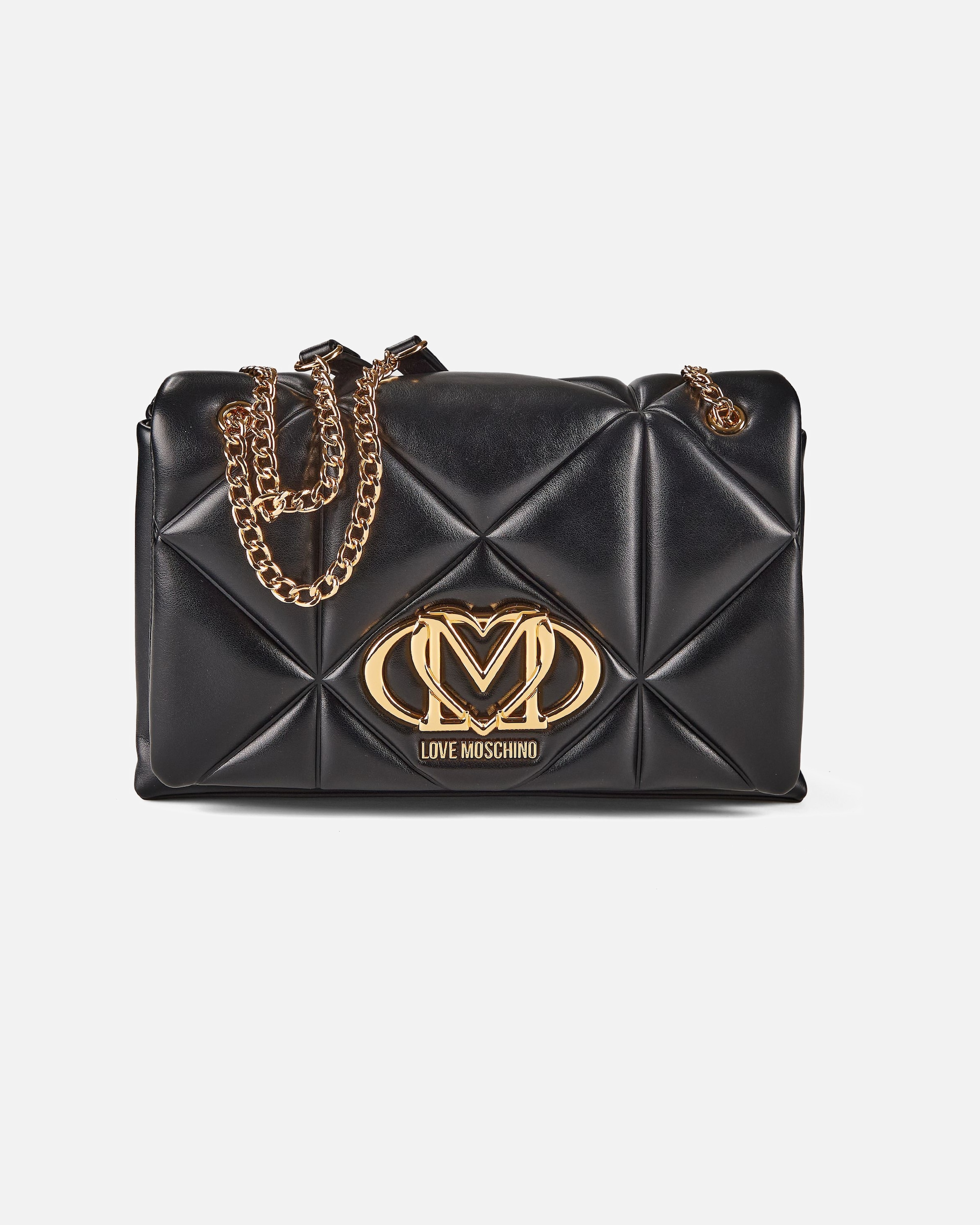 Umhängetasche für Weiblich Love Moschino Embossed Q Umhängetasche black