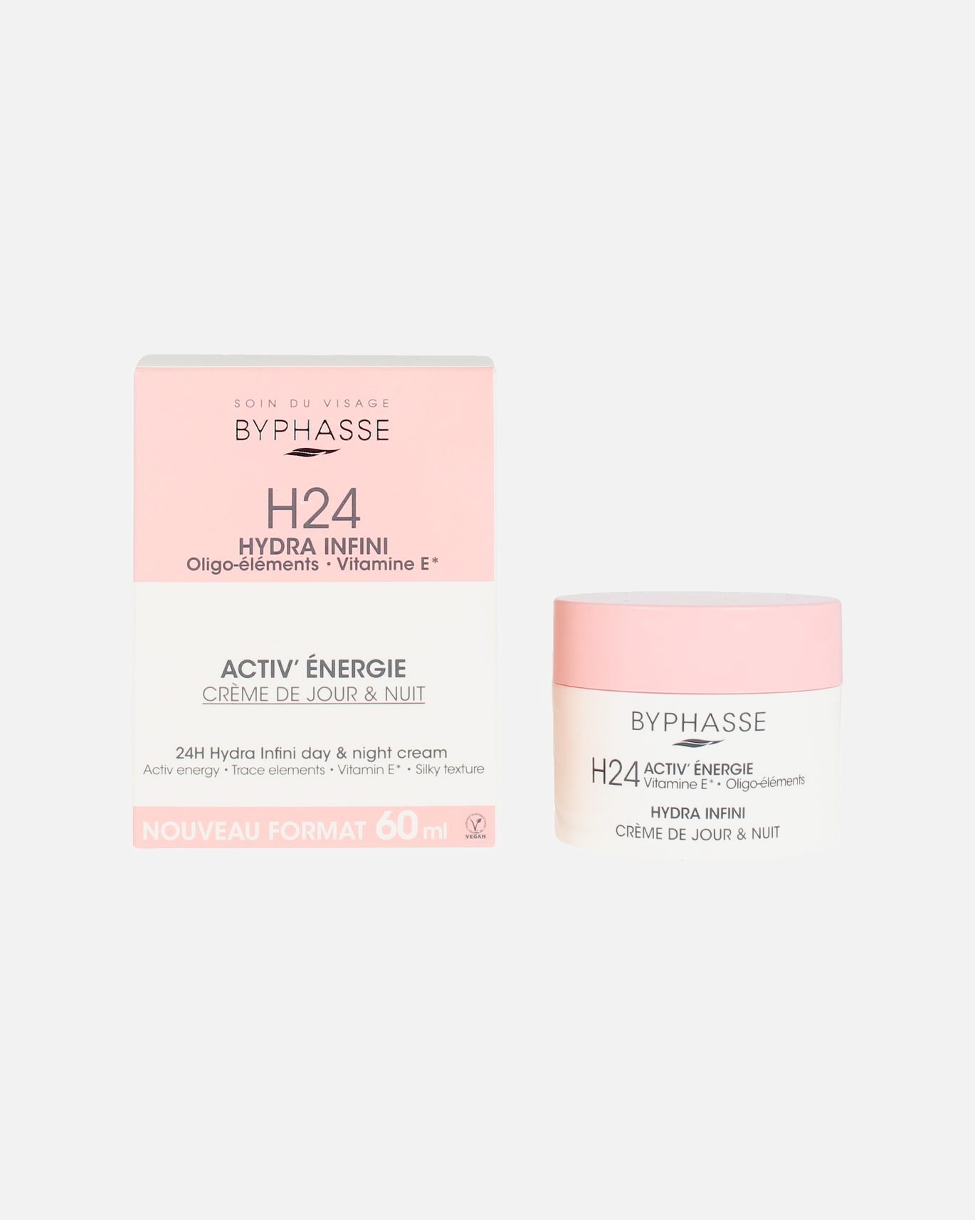 Gesichtscreme für Weiblich Byphasse 24H HYDRA INFINI crema día y noche 60 ml