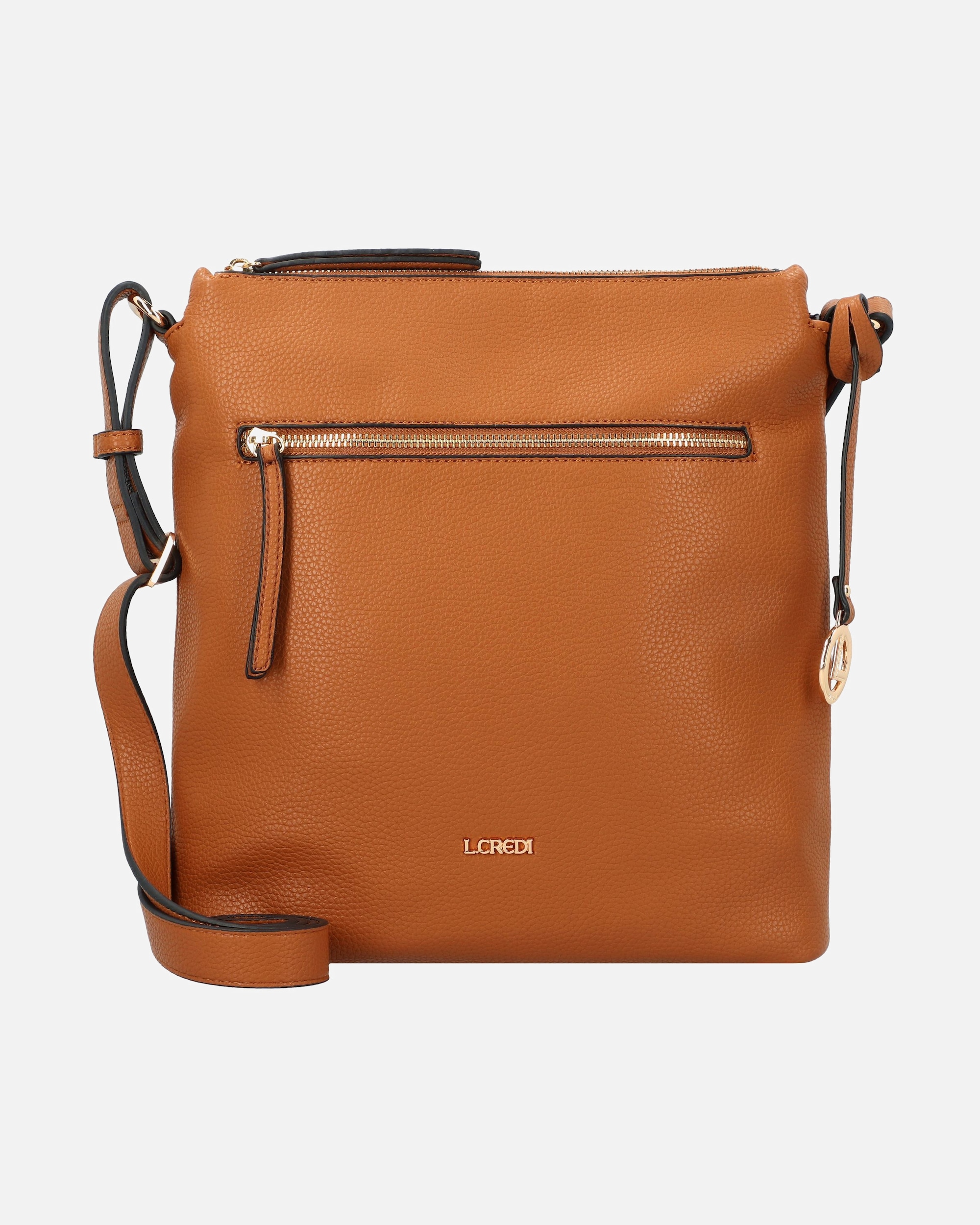 Tasche für Weiblich L.CREDI Umhängetasche cognac