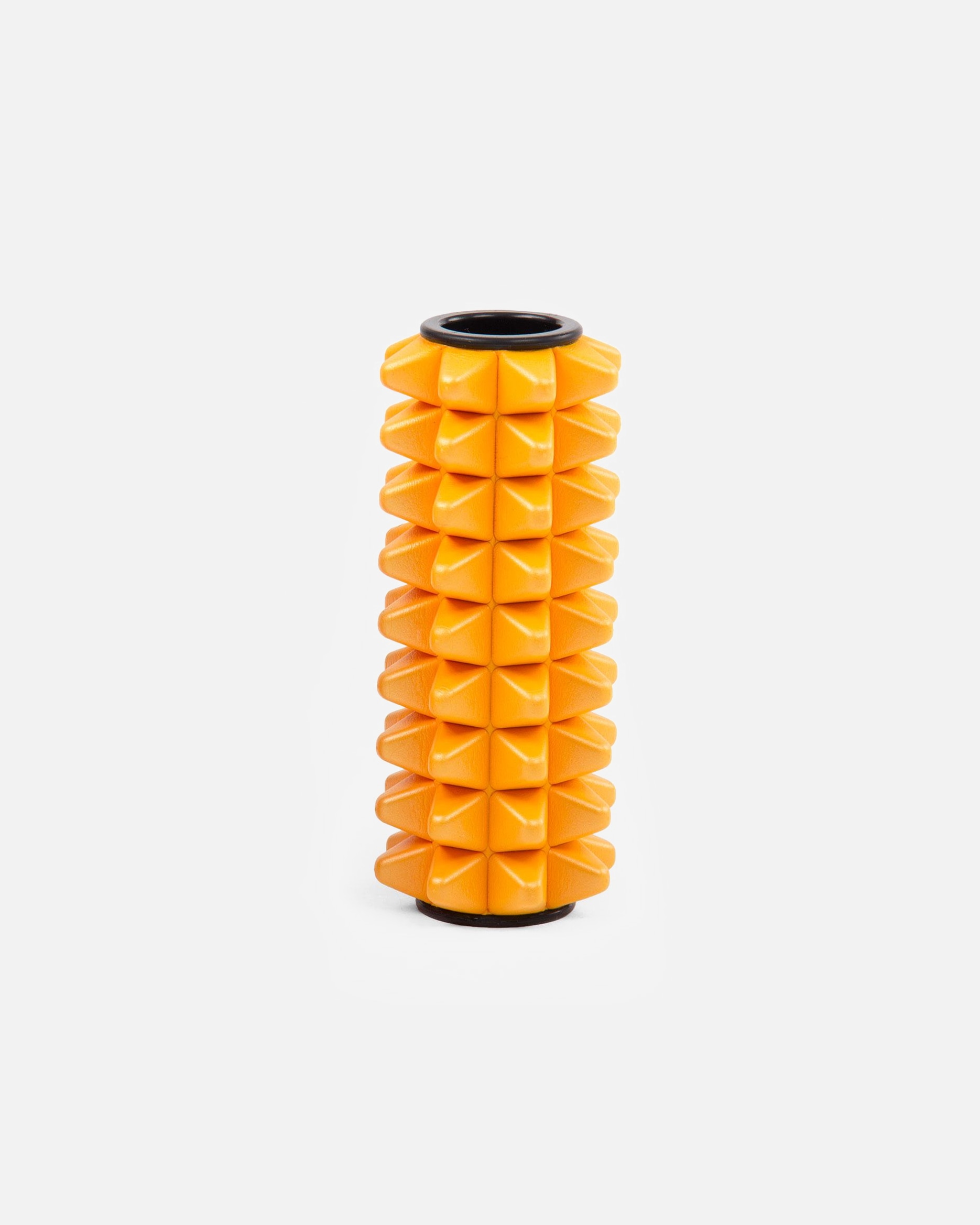 Fitnesszubehör für Unisex bodhi Mini Faszienrolle SPIKE saffron/schwarz safran/schwarz (SPIKE)