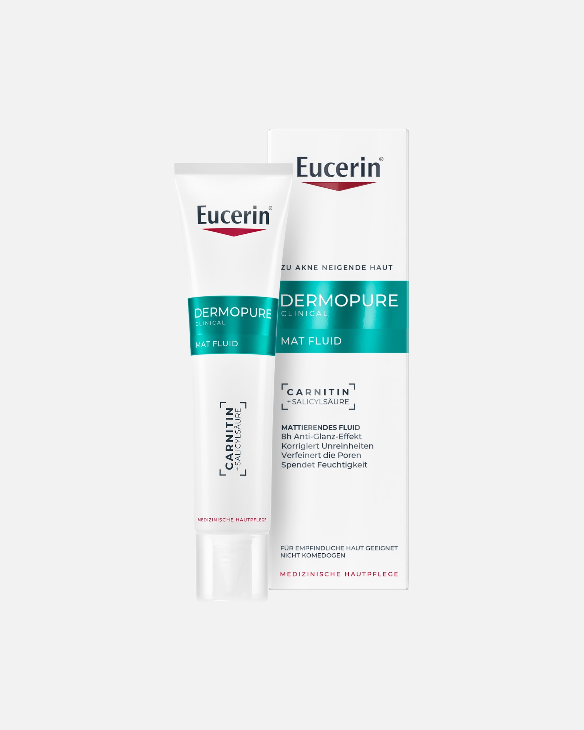 Anti-Akne Pflege für Unisex Eucerin DermoPure Clinical Mat Fluid 40 ml