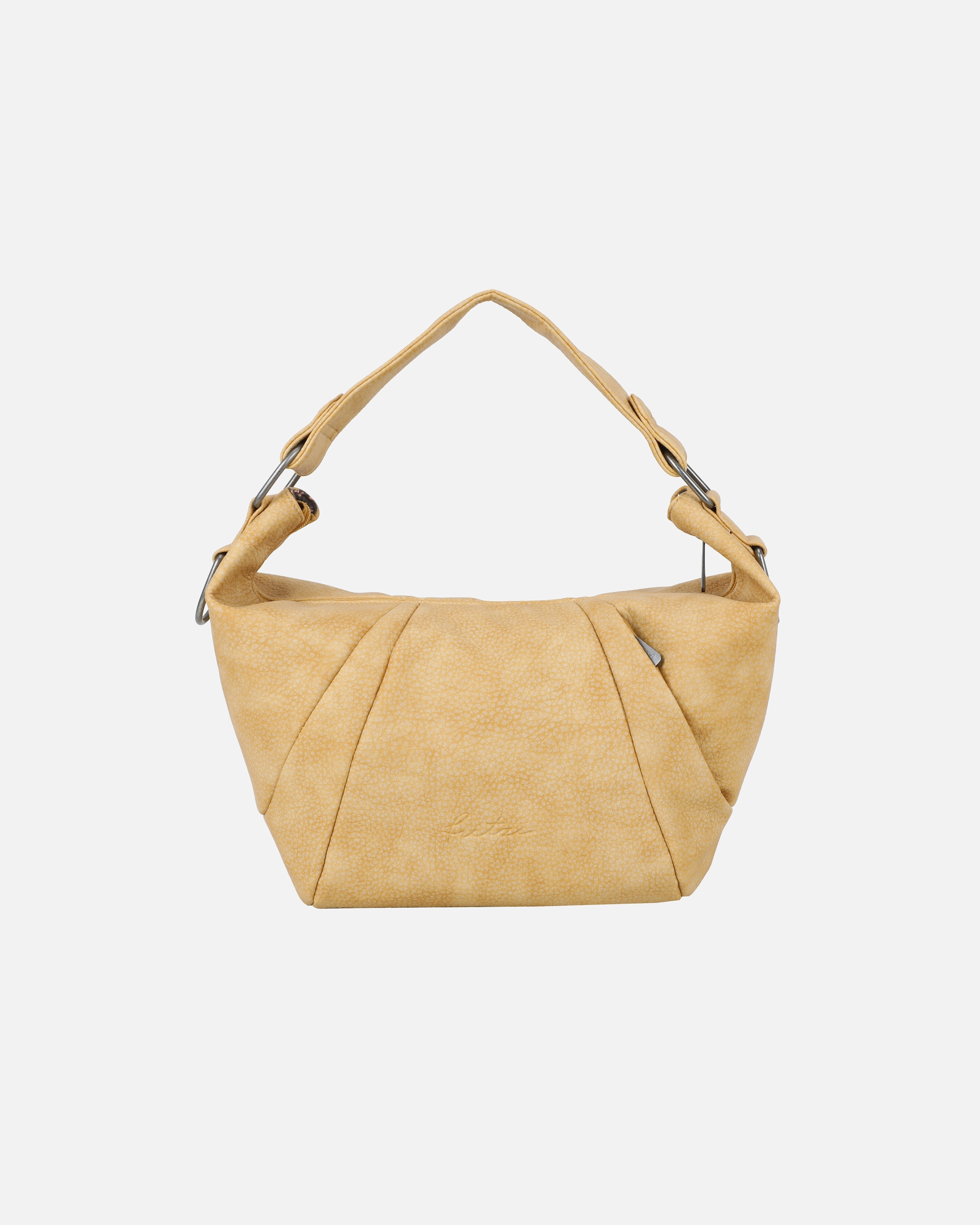 Handtasche für Weiblich Fritzi aus Preußen Henkeltaschen Croissant Hobo mit dekorativen Hardware-Schnallen an den Seiten braun