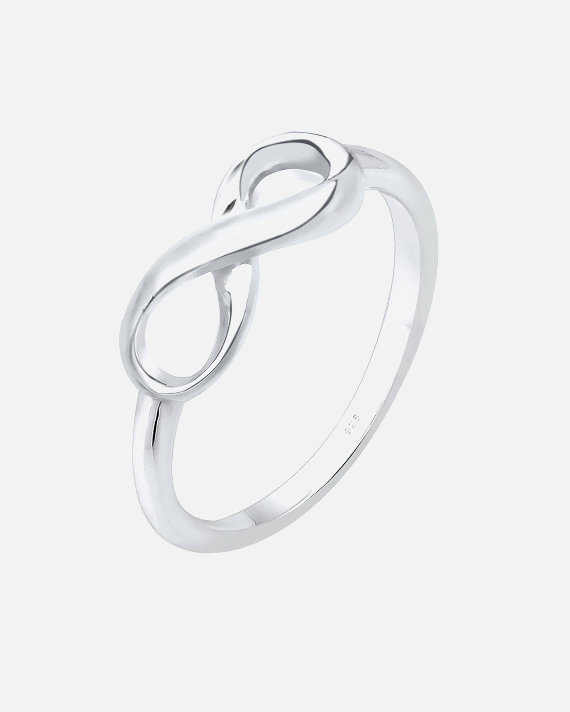Ring für Weiblich Elli Basic Infinity Unendlichkeit 925 Sterling Silber 58