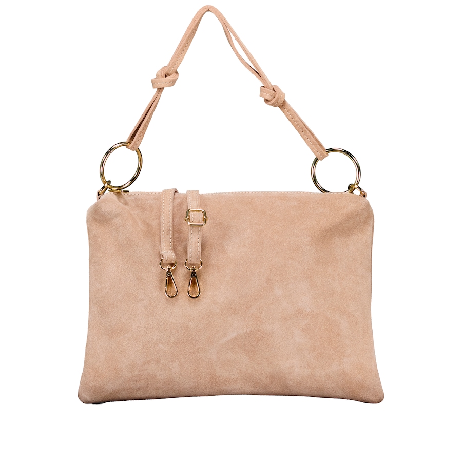 Hausfelder Manufaktur Umhängetasche Velours Beige Damen