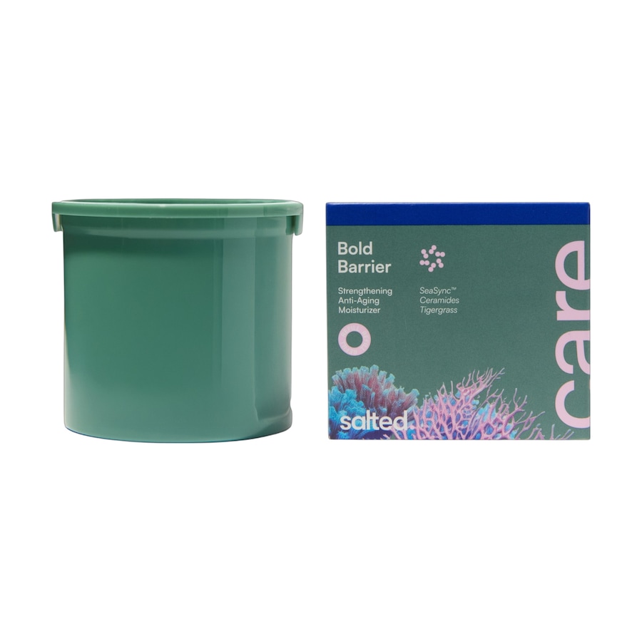 Salted Barrierestärkende Creme REFILL Bold Barrier ohne Duft 05 l Weiss