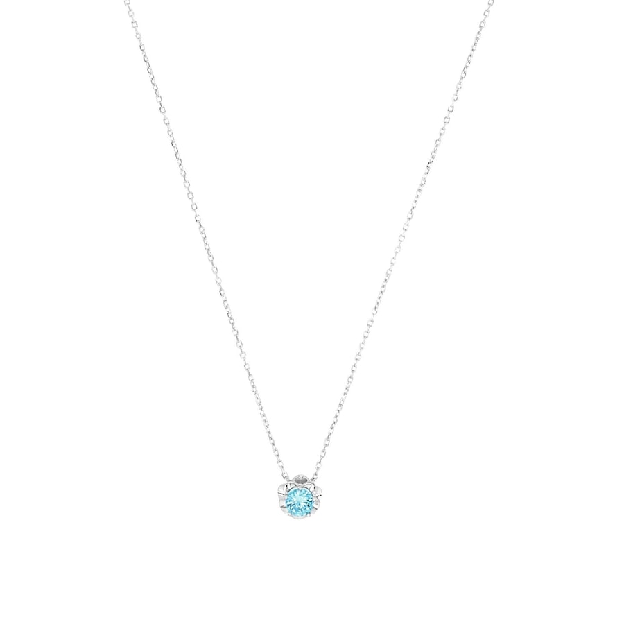 amor Kette mit Anhänger Blau Damen