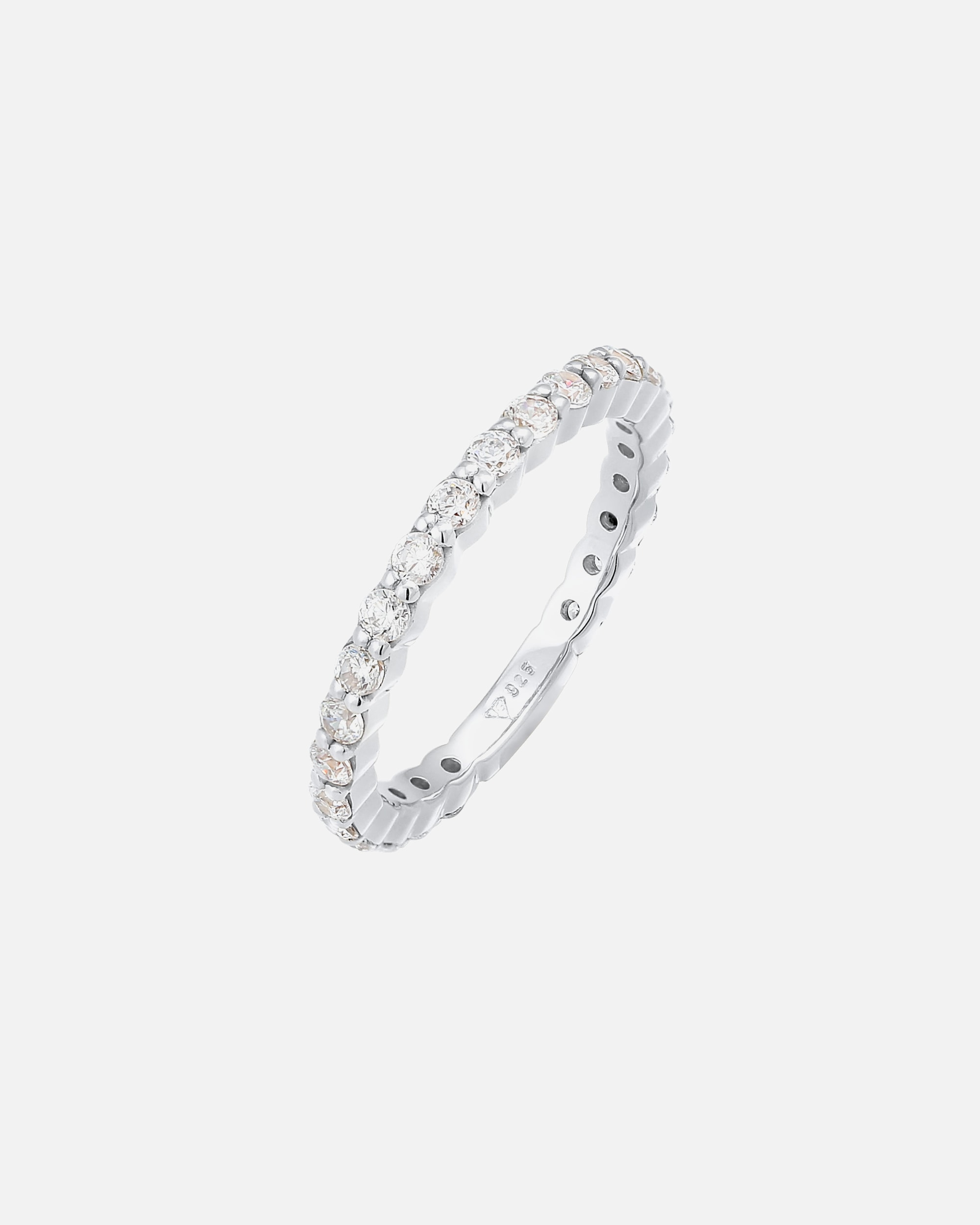 Ring für Weiblich Elli Memoire Eternity Zirkonia Funkelnd 925 Silber 54