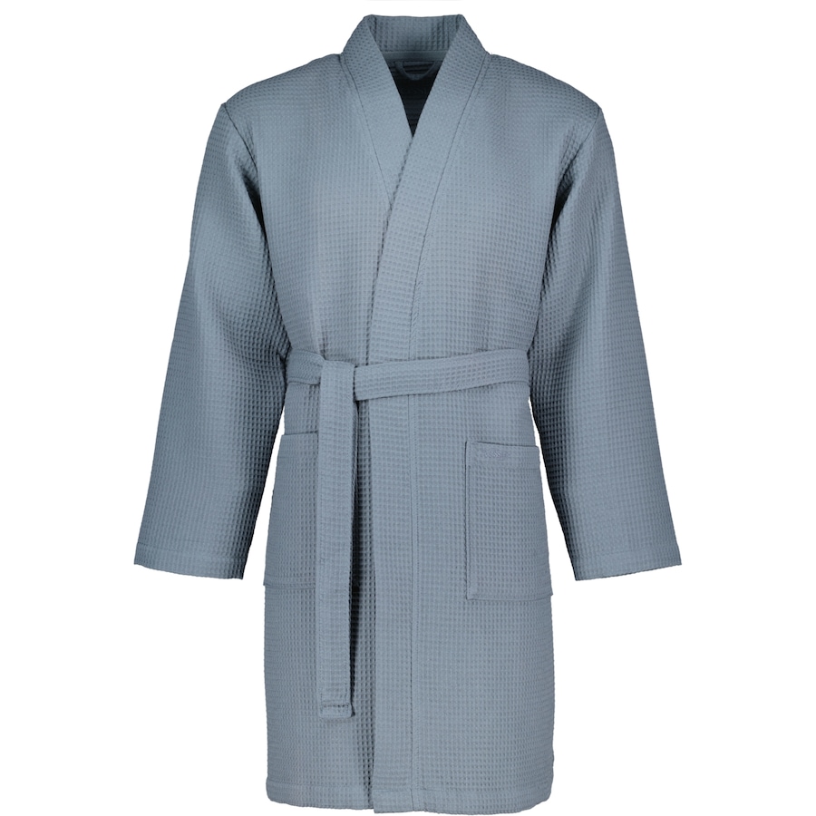 Vossen Bademäntel unisex Kurzmantel Rom flanell - 7400 XL Grau