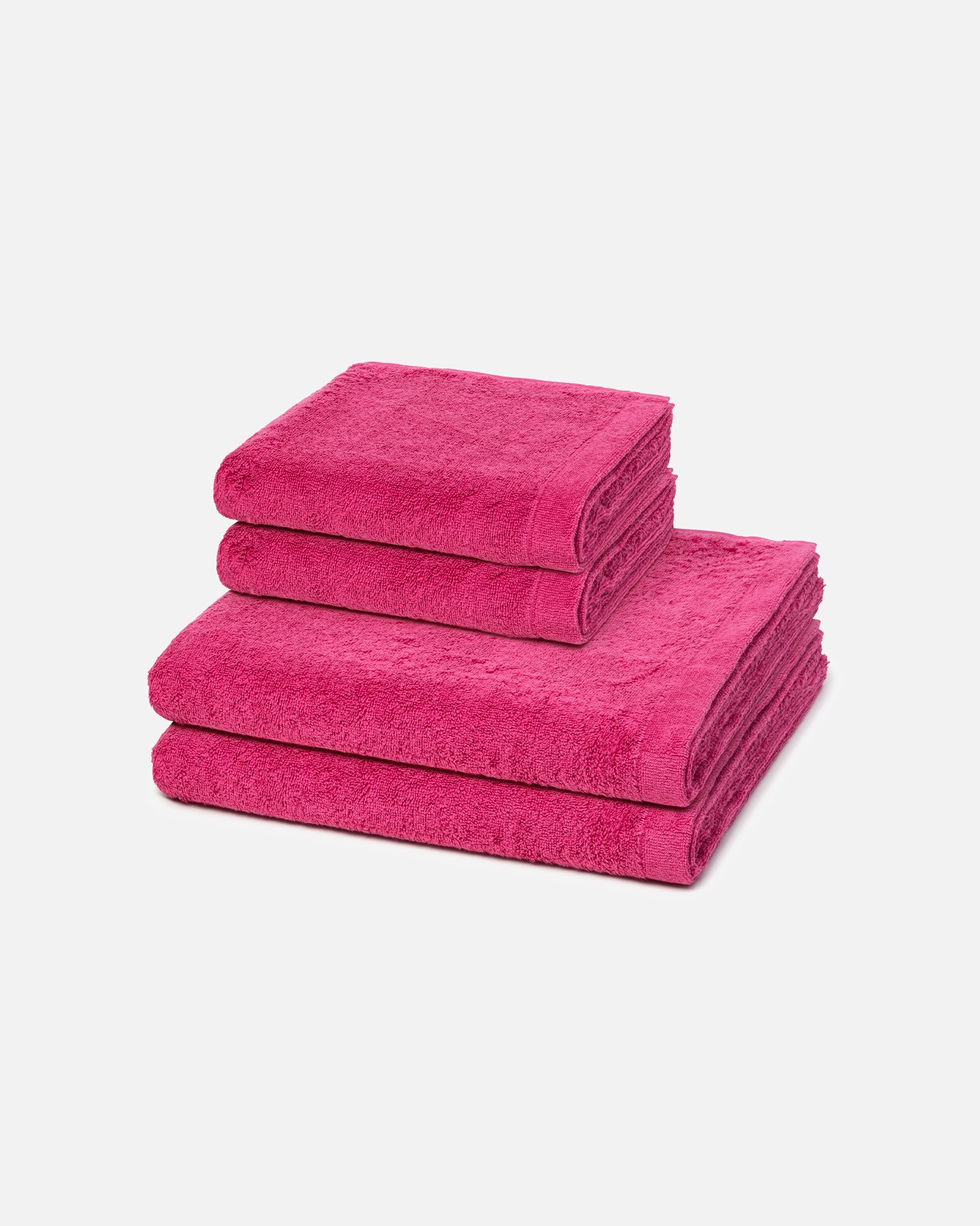 Handtuch für Unisex Cawö Handtuch-Set Lifestyle (4-teilig) Pink