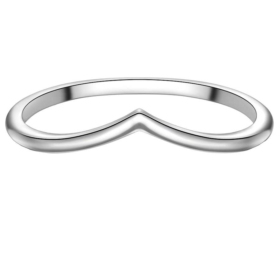 Trilani Ring Herz aus Sterling Silber in silber 50 Damen