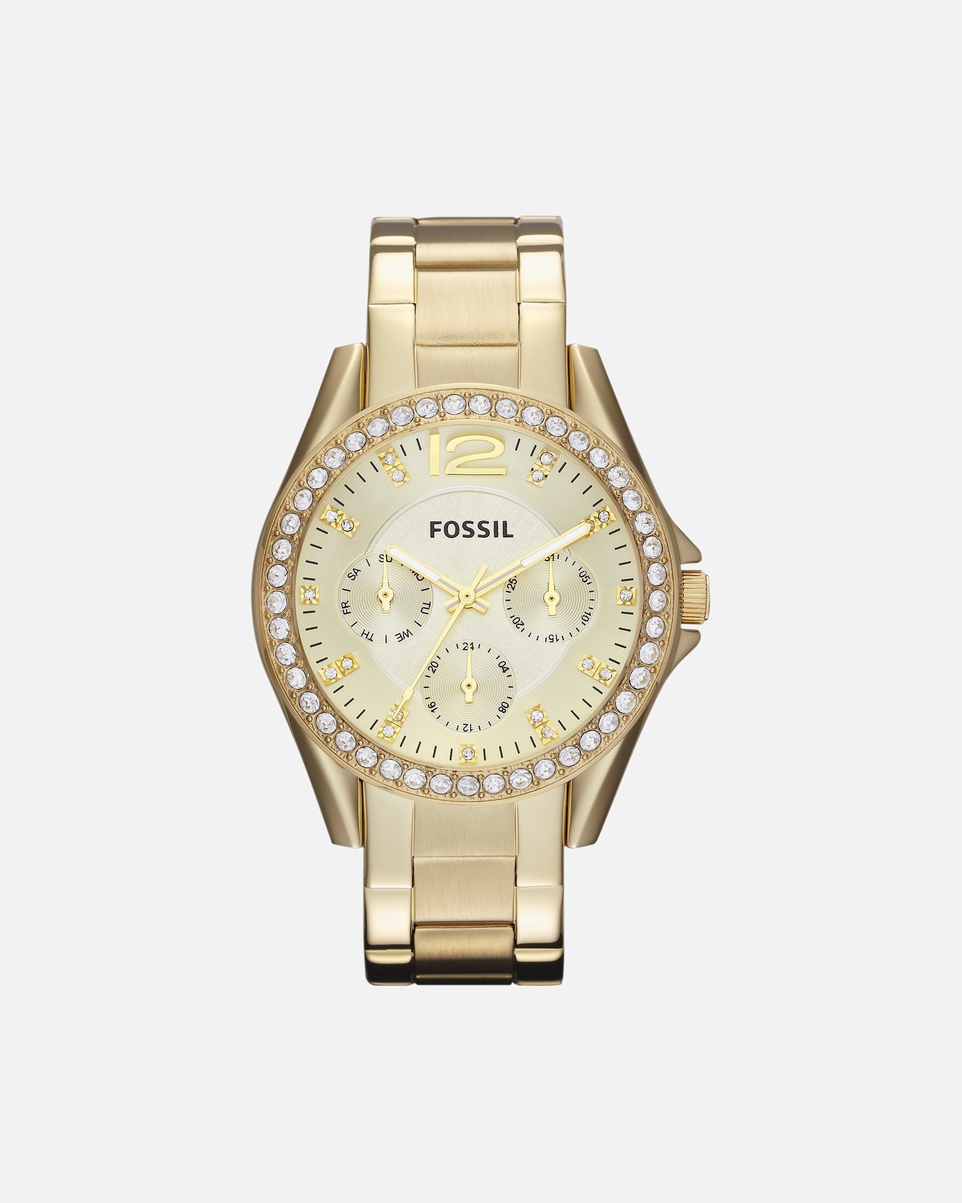 Armbanduhren Damenuhr Edelstahl Gold Fossil Fossil Damen-Uhren