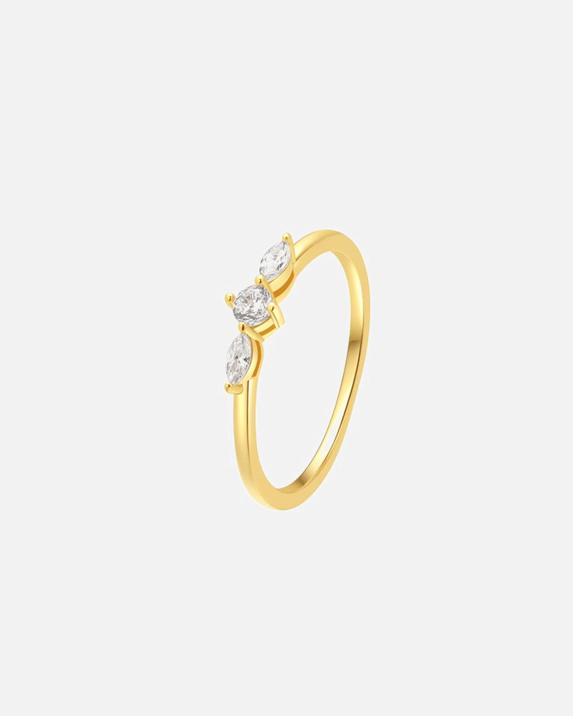 Ring für Weiblich Hey Happiness Default Brand Line Schmaler Nexus-Ring aus 925er Sterlingsilber rosevergoldet 54